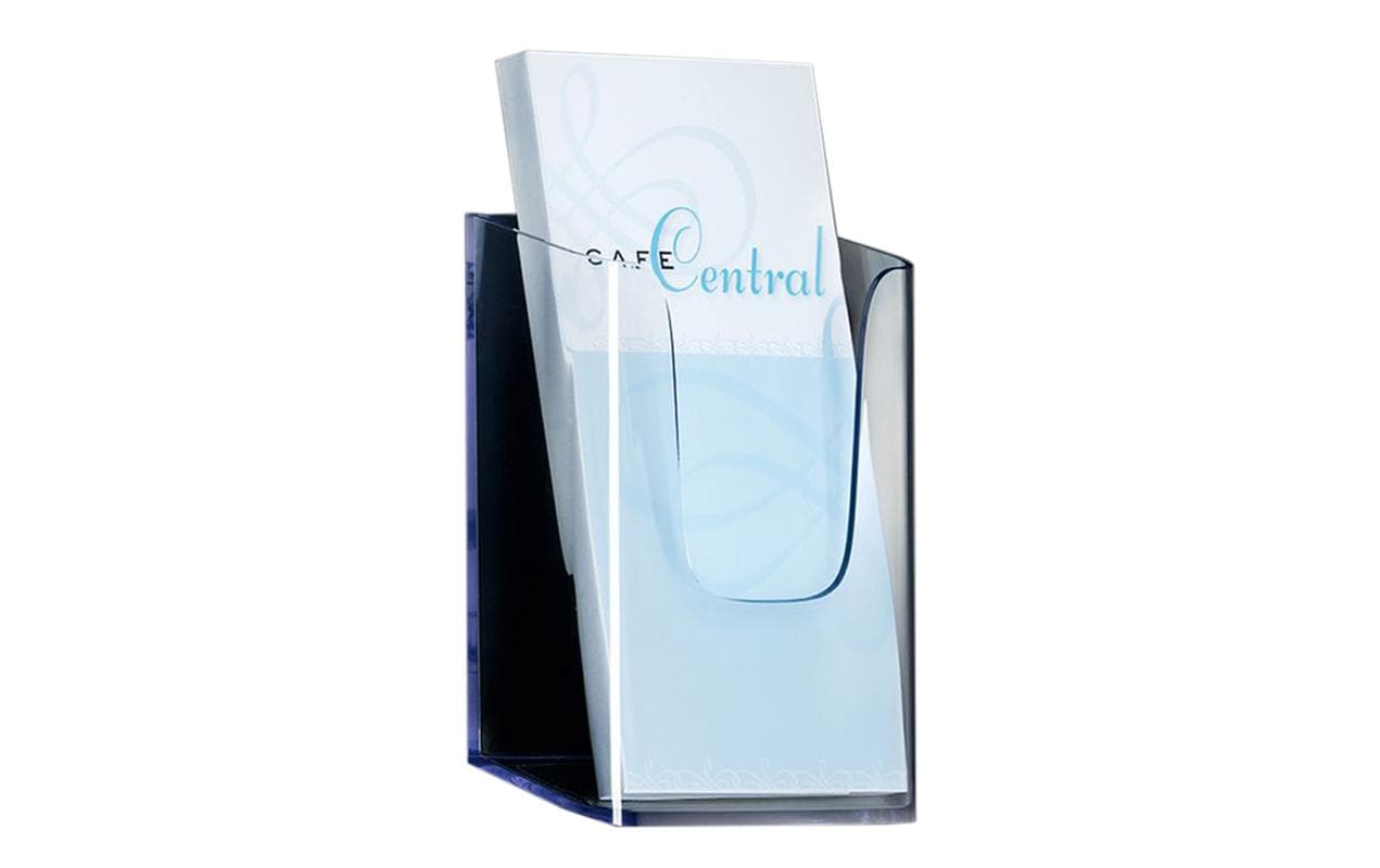 Sigel Stiftschlaufe – zum Anschrauben, Acryl, transparent, 125 × 155 mm – für A6-Formate