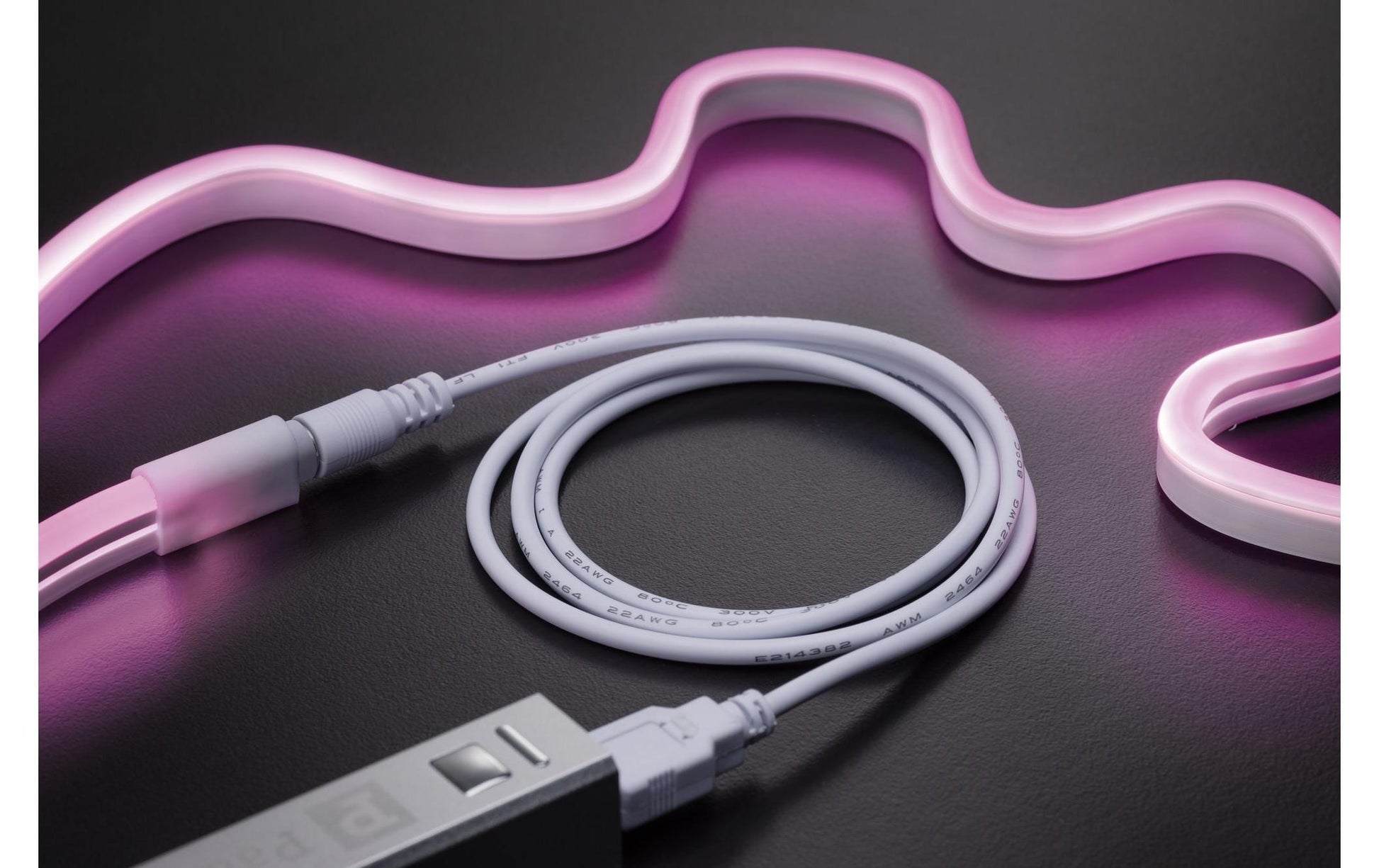 Paulmann LED-Strip – 1 m, 10 lm, 4,5 W, pink, weiss, USB