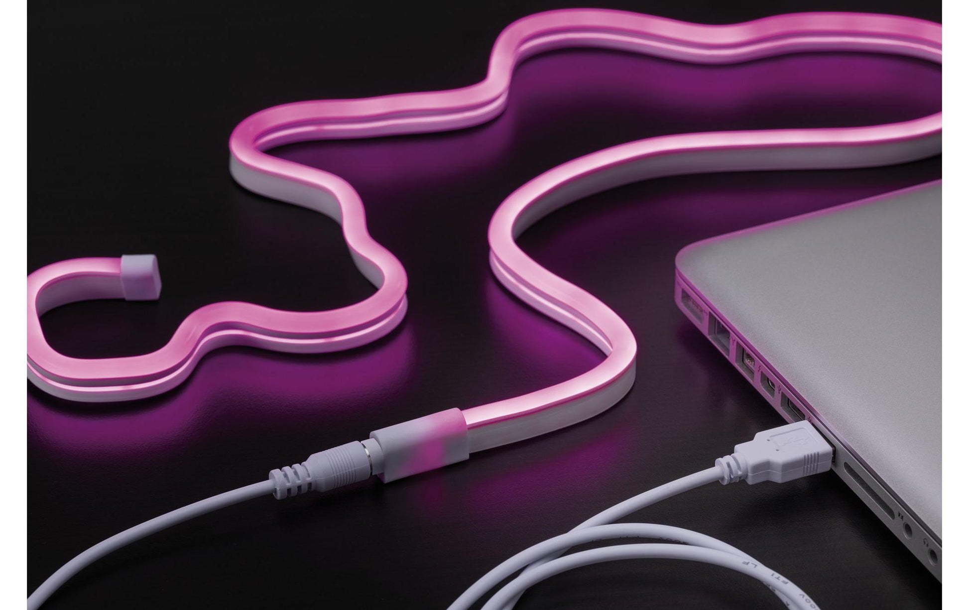 Paulmann LED-Strip – 1 m, 10 lm, 4,5 W, pink, weiss, USB