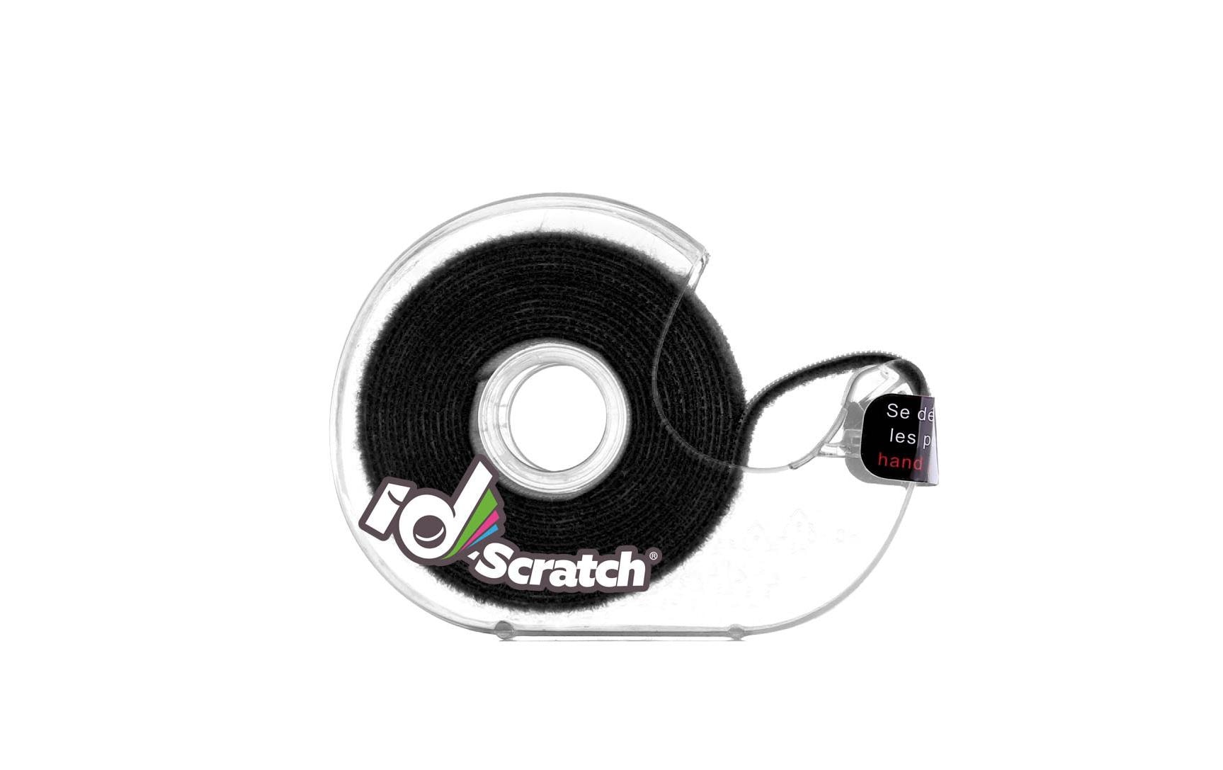 PatchSee Klettband IDS-DB-BOX-2.0 – 20 mm × 2,00 m, Polyamid, Schwarz, haftend, 1er-Pack