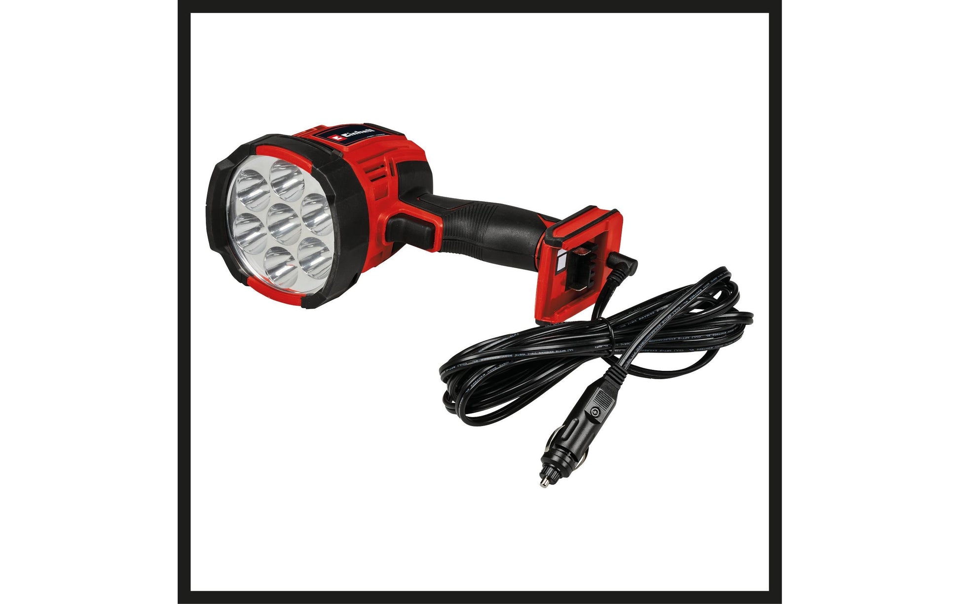 Einhell Arbeitsleuchte TE-CL 18/2500 LiAC Solo – 2500 lm, 6500 K, 18 V Akku (Power X-Change), 7 LEDs – Rot