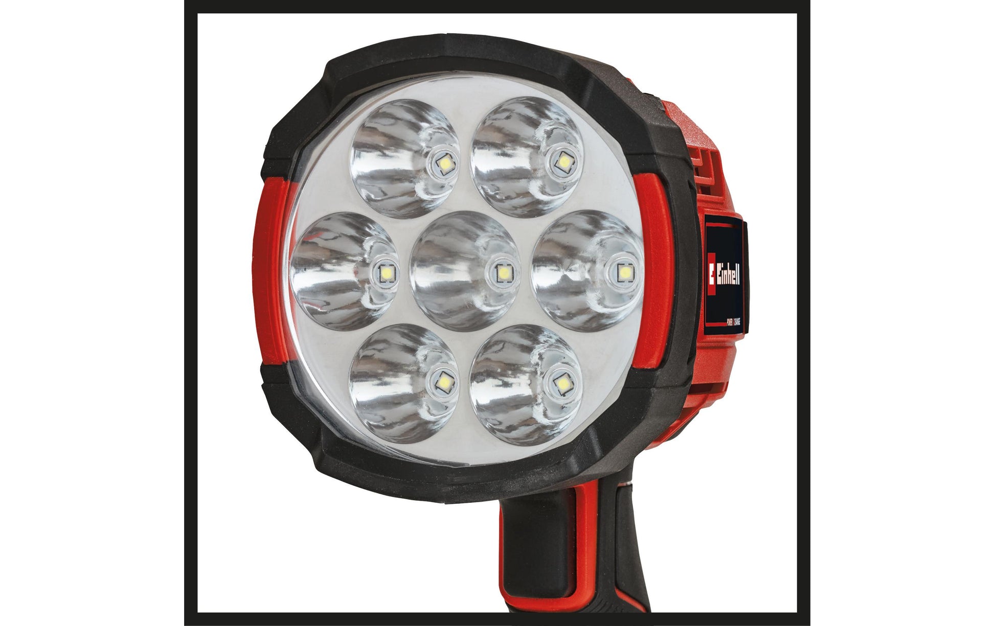 Einhell Arbeitsleuchte TE-CL 18/2500 LiAC Solo – 2500 lm, 6500 K, 18 V Akku (Power X-Change), 7 LEDs – Rot