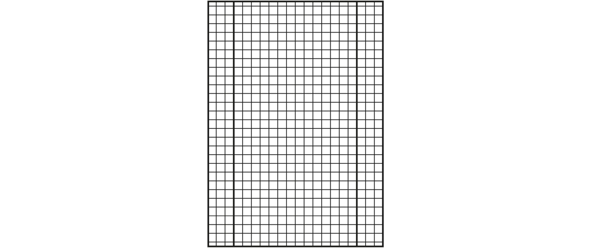Oxford Collegeblock, Karton, 80 Blatt, 4-fach gelocht, perforiert, 90 g/m² – Schwarz, für SCRIBZEE App
