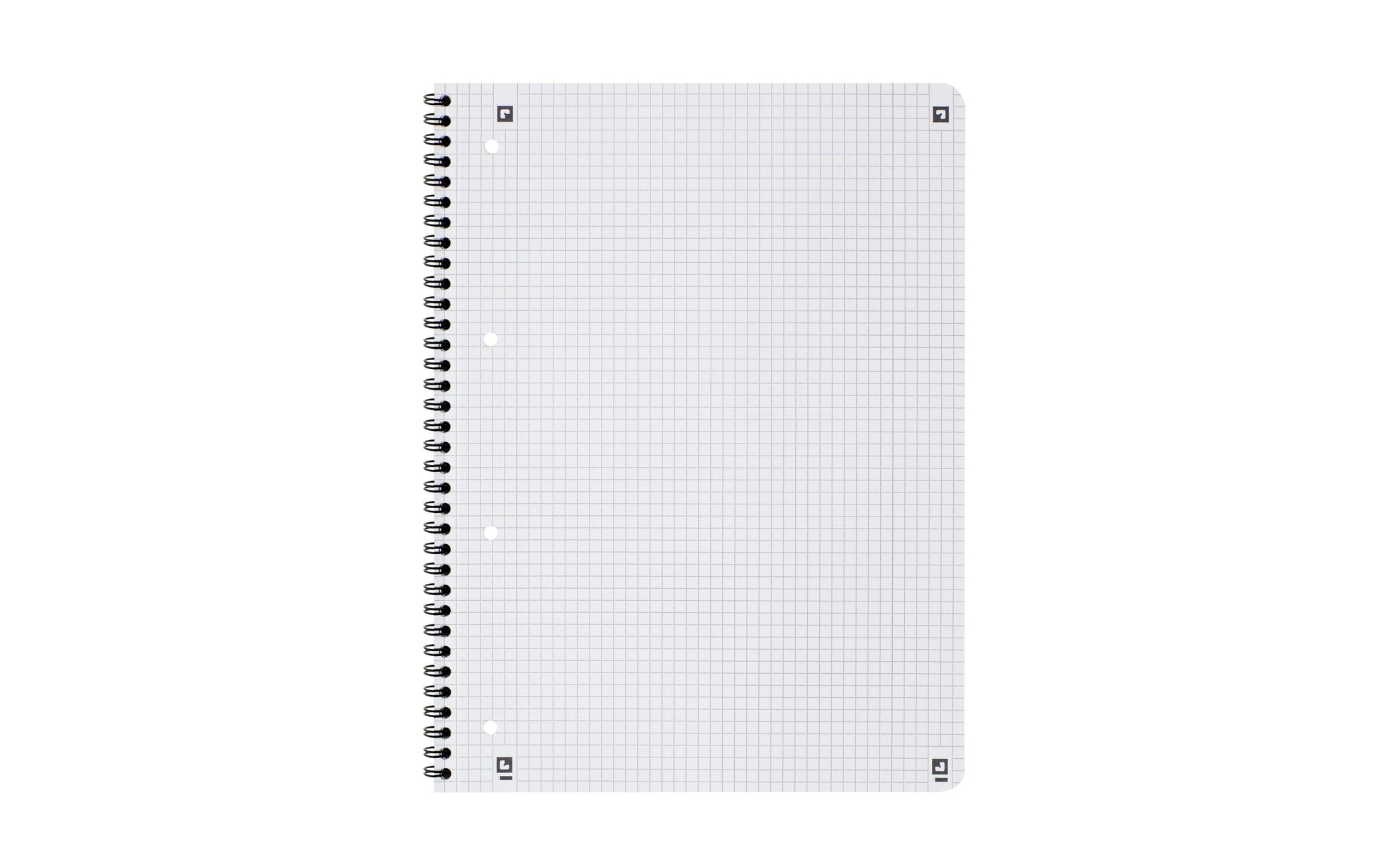 Oxford Collegeblock, Karton, 80 Blatt, 4-fach gelocht, perforiert, 90 g/m² – Schwarz, für SCRIBZEE App