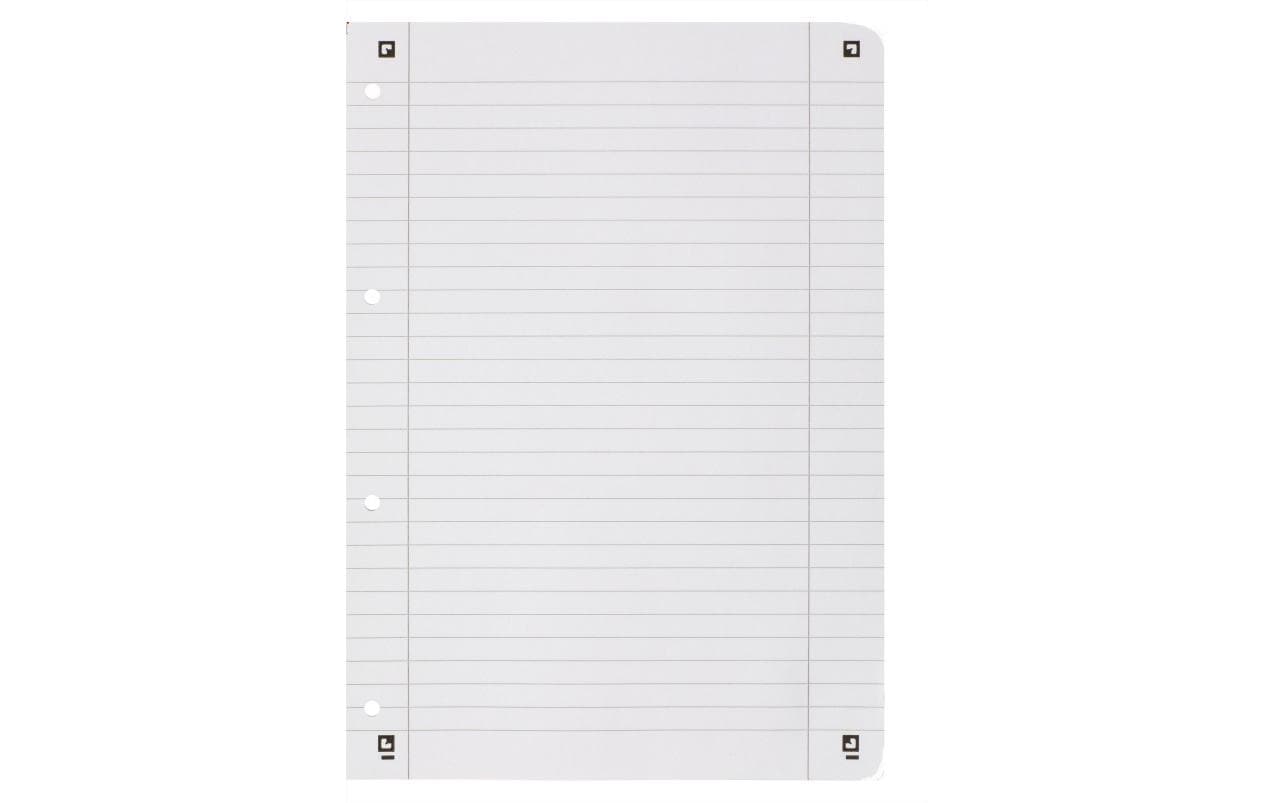 Elba Collegeblock, Spiralbindung, Karton, 80 Blatt, 4-fach gelocht, perforiert, 90 g/m² – mehrfarbig
