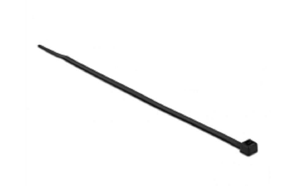 DeLOCK Kabelbinder, 380×4,8 mm, 100er-Pack, Polyamid – Schwarz