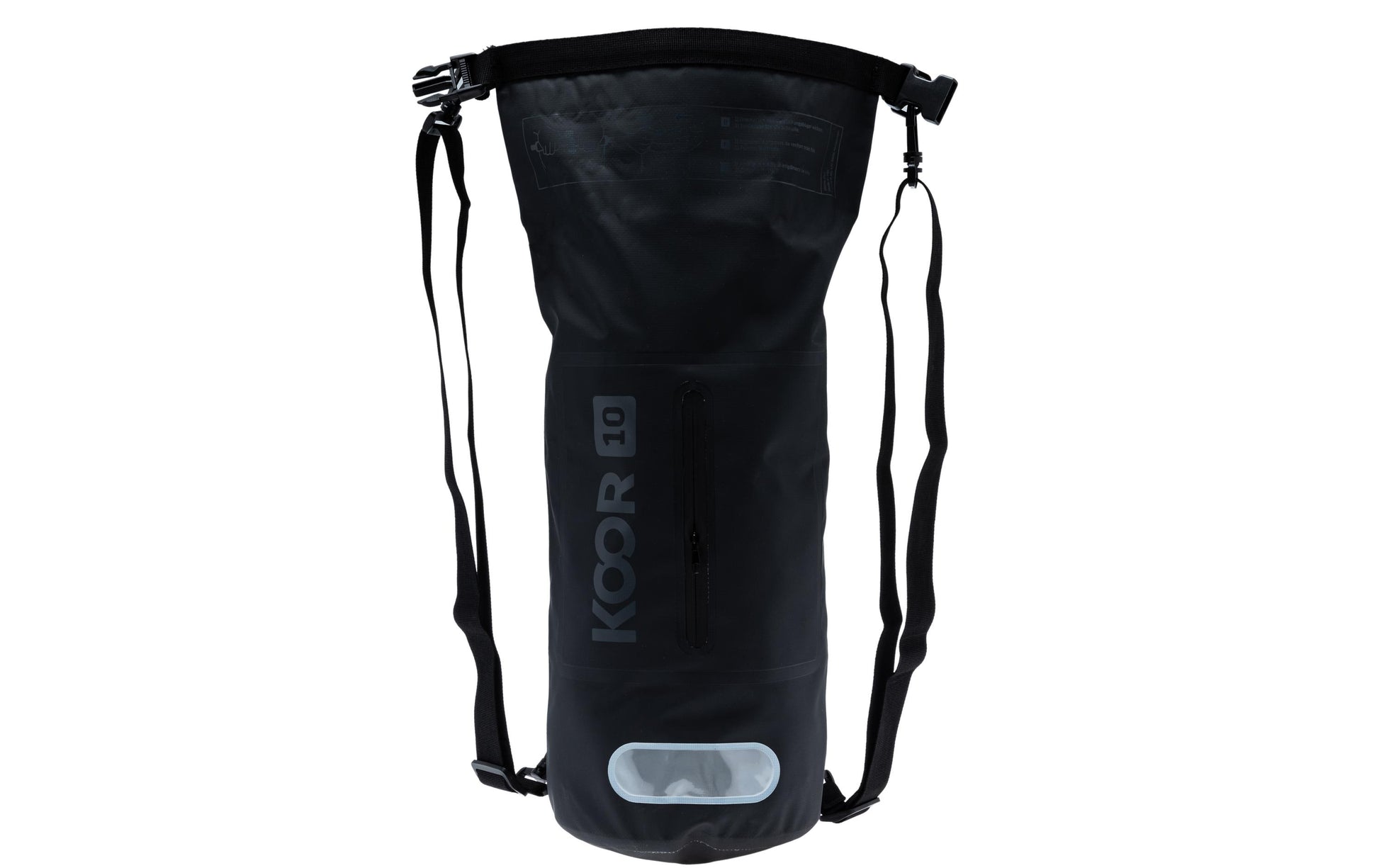KOOR Sportrucksack – 10 l, wasserfest, PVC – Blau, 200 × 550 × 200 mm