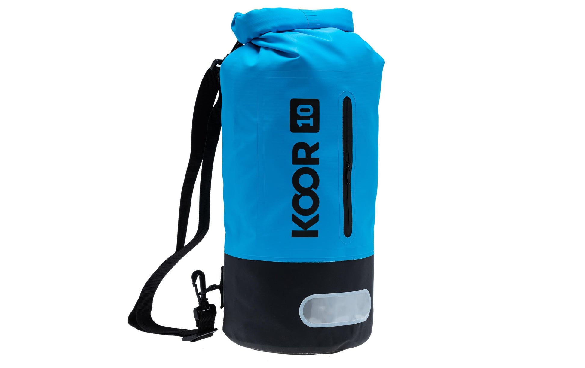 KOOR Sportrucksack – 10 l, wasserfest, PVC – Blau, 200 × 550 × 200 mm