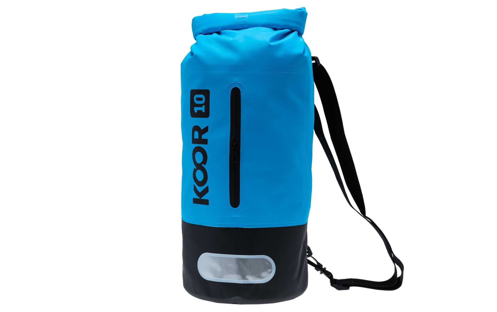 KOOR Sportrucksack – 10 l, wasserfest, PVC – Blau, 200 × 550 × 200 mm