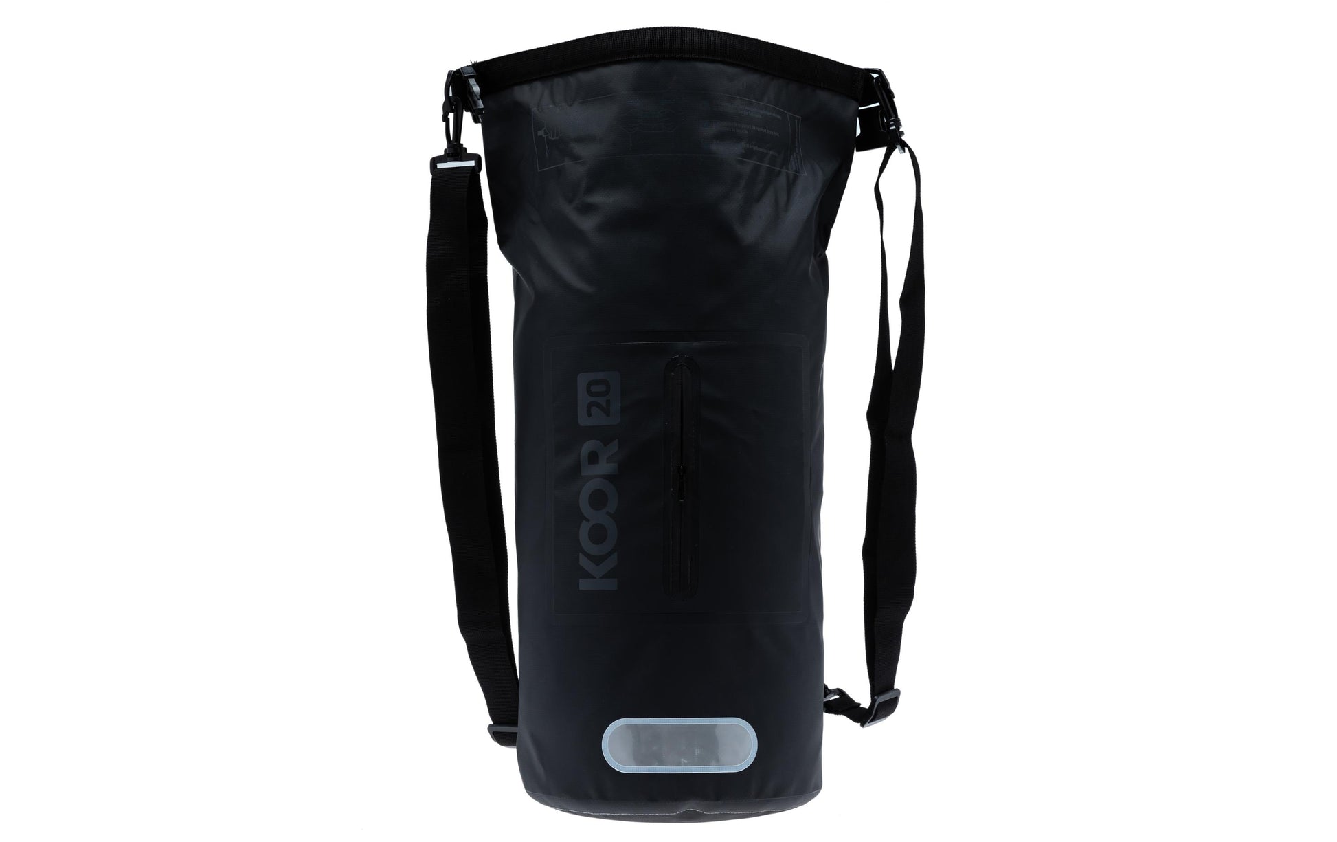 KOOR Sportrucksack – 20 l, wasserfest, PVC – Hellblau, 220 × 580 × 220 mm