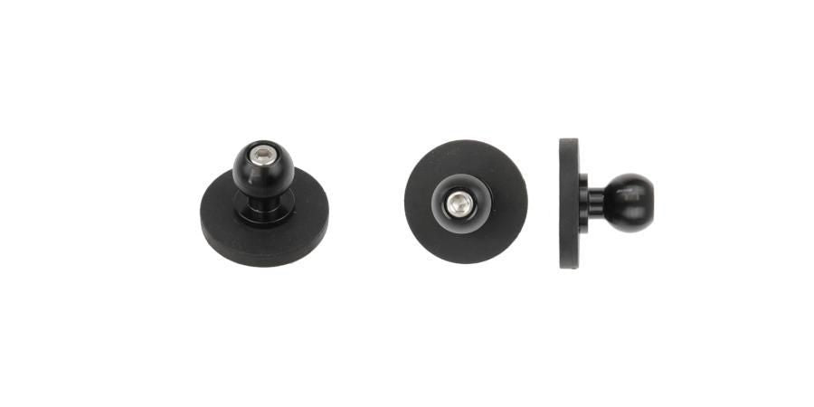 Brodit Montageplatte, magnetisch, 43 mm – universal – Schwarz