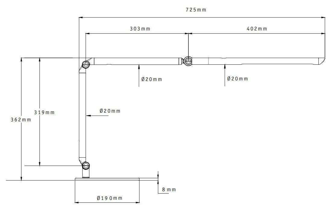 Paulmann LED Tischleuchte FlexBar – 700 lm, 10,6 W, 3000–6500 K, dimmbar, weiss