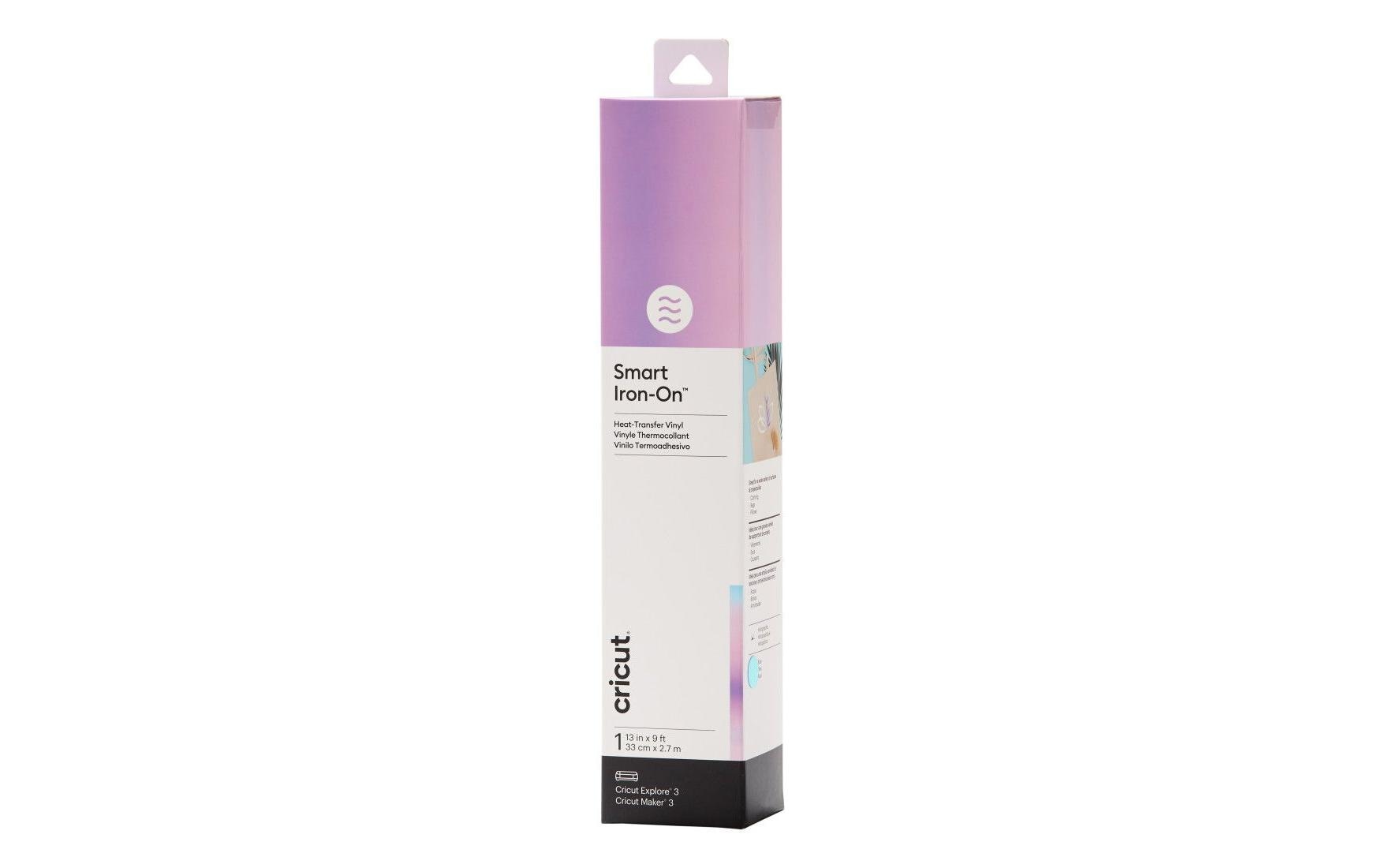 Cricut Aufbügelfolie Holographisch – Blau – 330 × 2700 mm – für Maker 3 und Explore Air 3