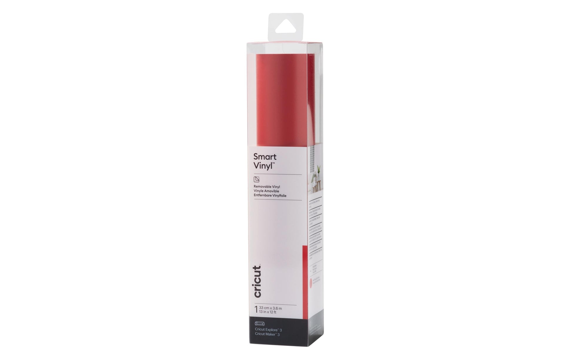 Cricut Vinylfolie – permanent – rot – 330 × 3660 mm