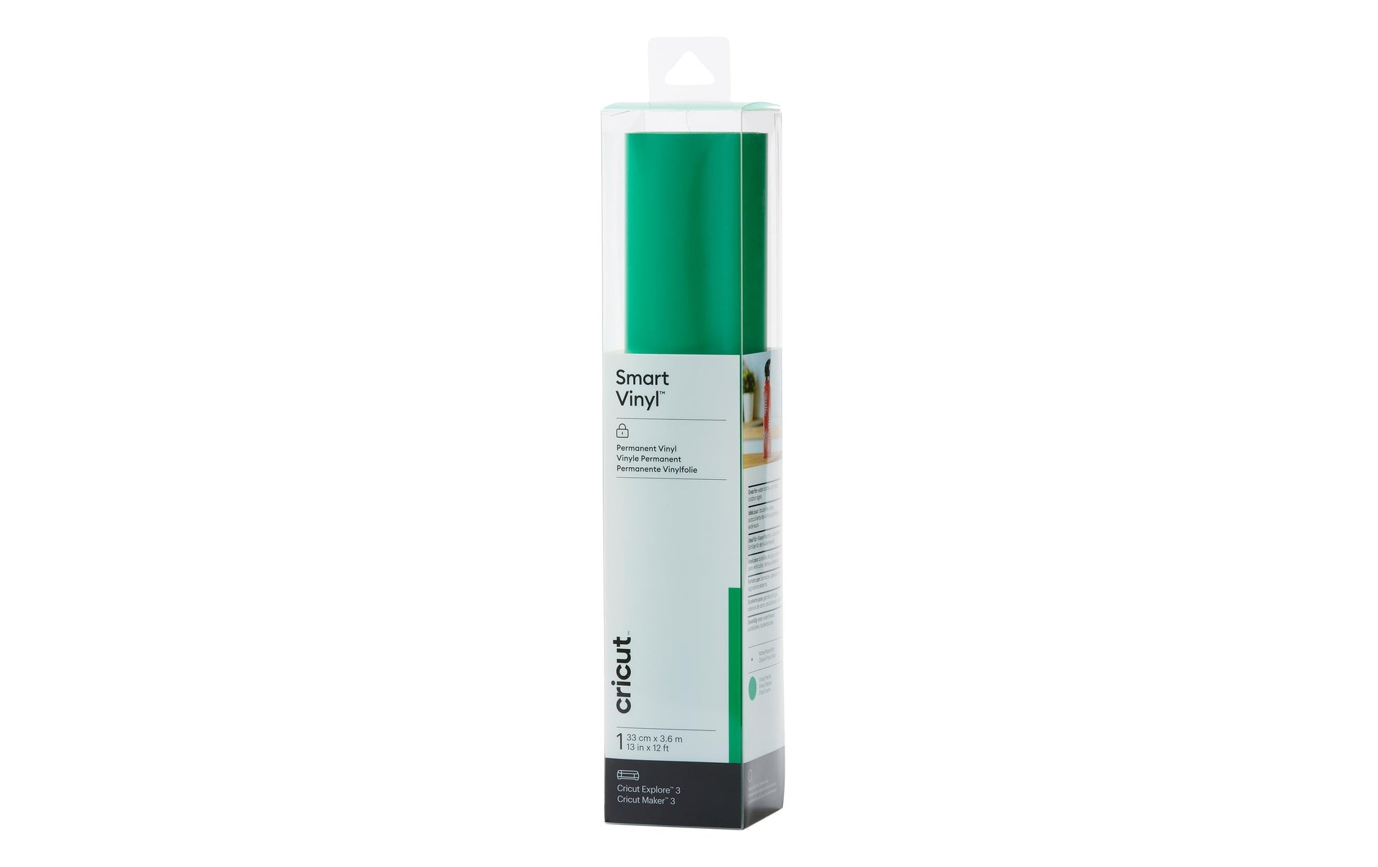 Cricut Vinylfolie – permanent – grün – 330 × 3660 mm – für Maker 3, Explore Air 3