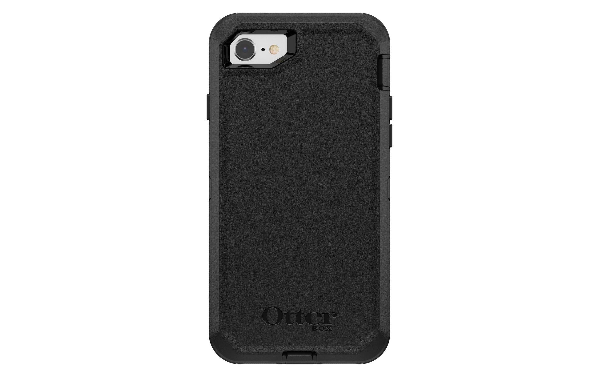OtterBox Defender Series Robustes Case – für Apple iPhone 8, Gummi, Schwarz, integrierter Displayschutz