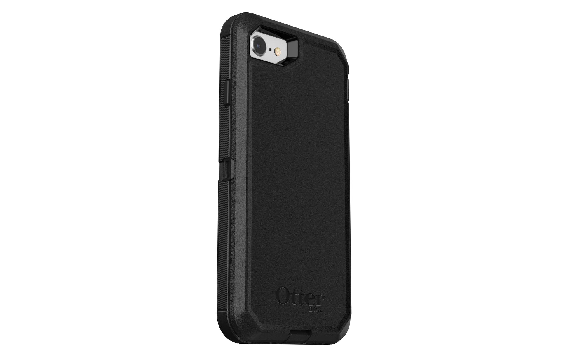 OtterBox Defender Series Robustes Case – für Apple iPhone 8, Gummi, Schwarz, integrierter Displayschutz