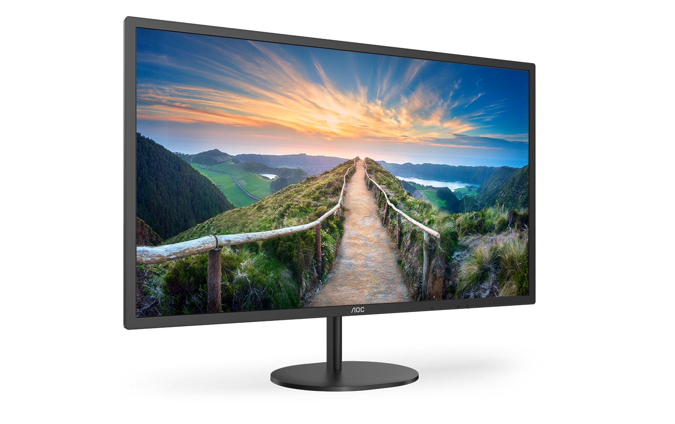 AOC Q32V4 – Monitor, 31,5", IPS, 75 Hz, 250 cd/m², Adaptive Sync, Lautsprecher, VESA 100 × 100, Schwarz
