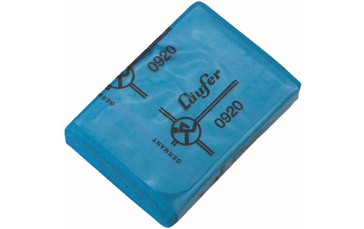 Laufer Radierer – für Kreide, Kohle – 46 × 10,5 × 32 mm – Kunststoff – Blau