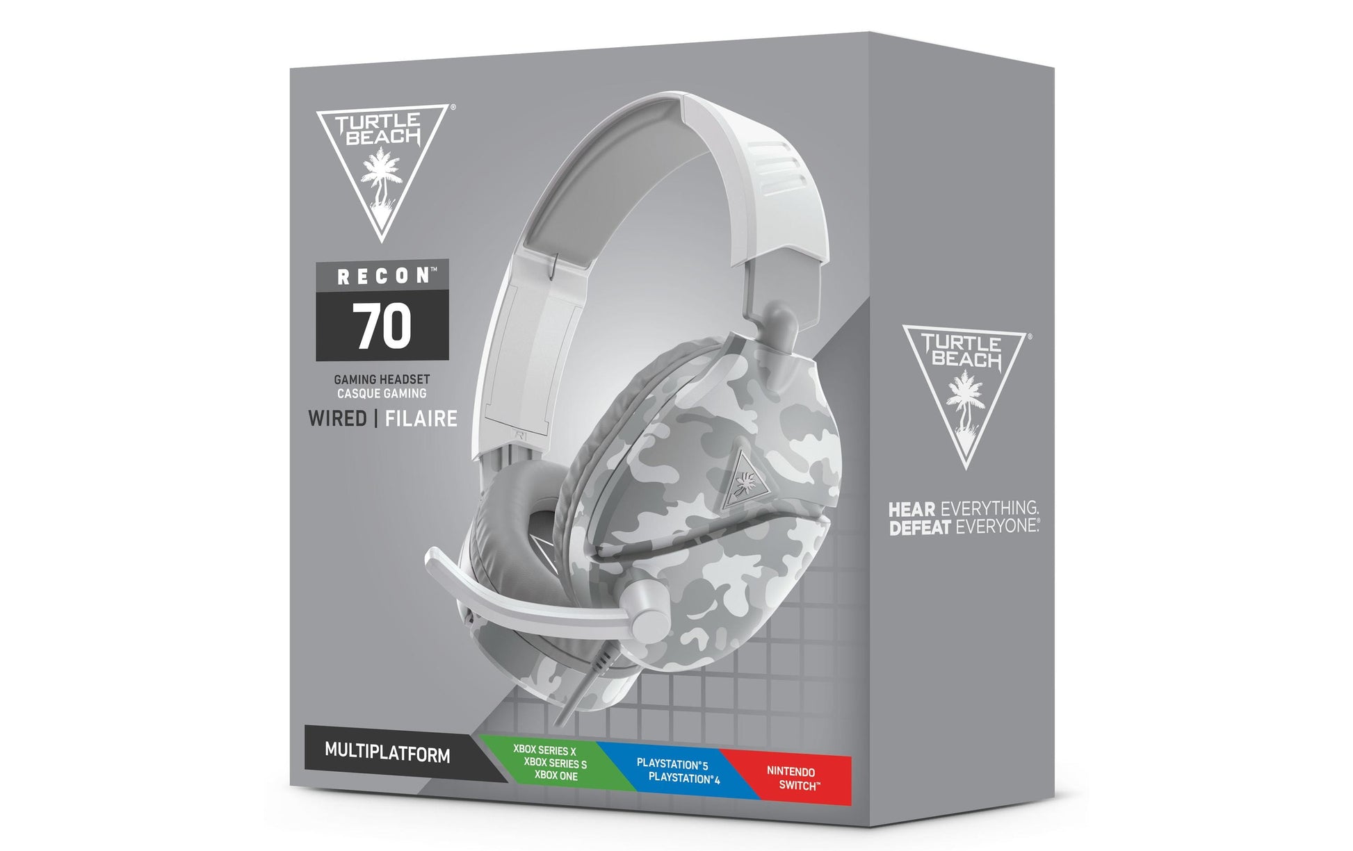 Turtle Beach Recon 70 – Over-Ear Gaming-Headset – 3,5 mm Klinke, 7.1 Surround – Camouflage – für PS5/PS4/Switch