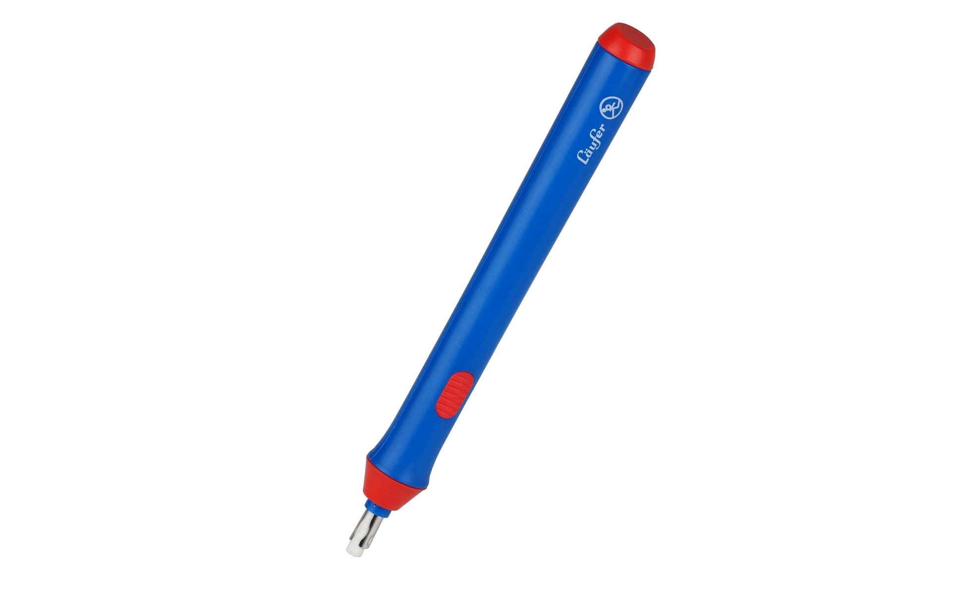 Laufer Radierer – für Bleistifte, Farbstifte – 85 × 255 × 30 mm – Kunststoff – blau