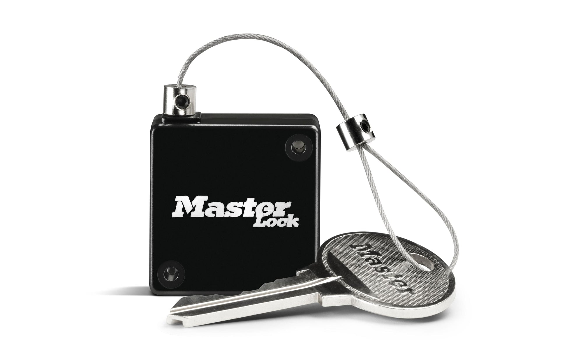 Master Lock 5490EURD – Zubehör für Keysafes, einziehbares Schlüsselkabel, Schwarz
