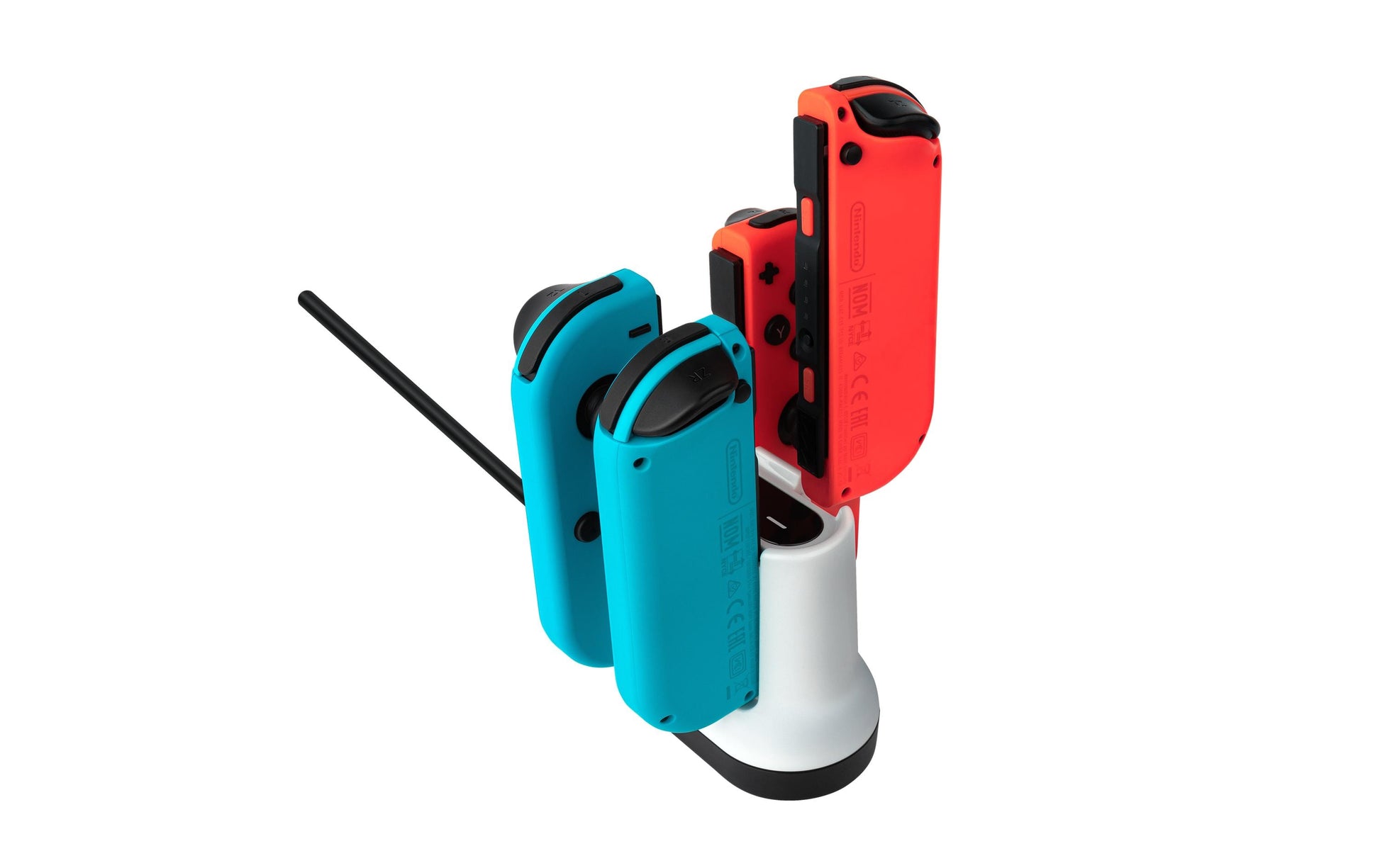 PDP 500-188-EU Joy-Con-Ladegerät – Joy-Con×4, LED, 1,5 m Kabel – für Nintendo Switch, Switch OLED – Weiss