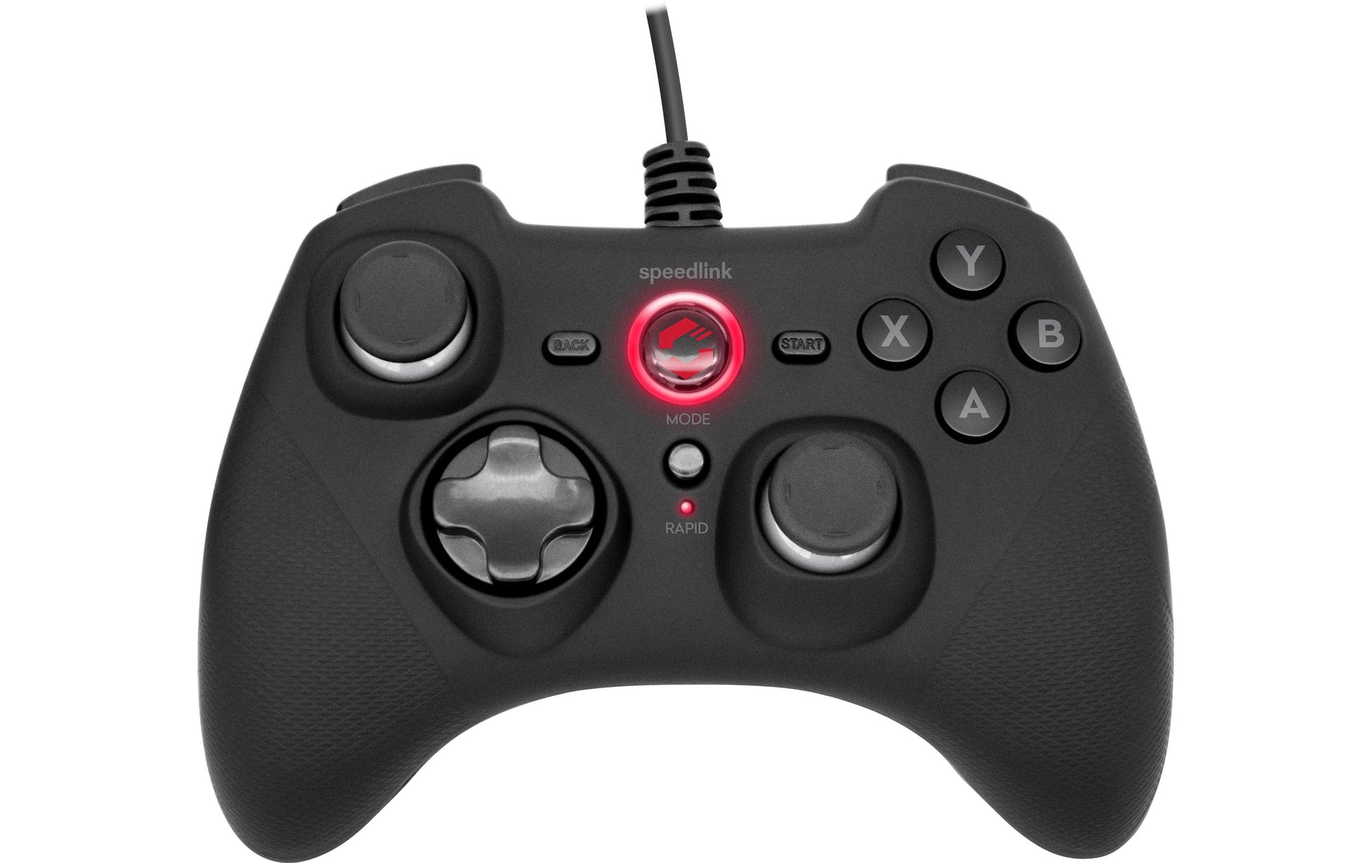 SPEEDLINK RAIT – Gamepad – USB (kabelgebunden), Vibration & Auto-Feuer, für PC, PS3 & Switch