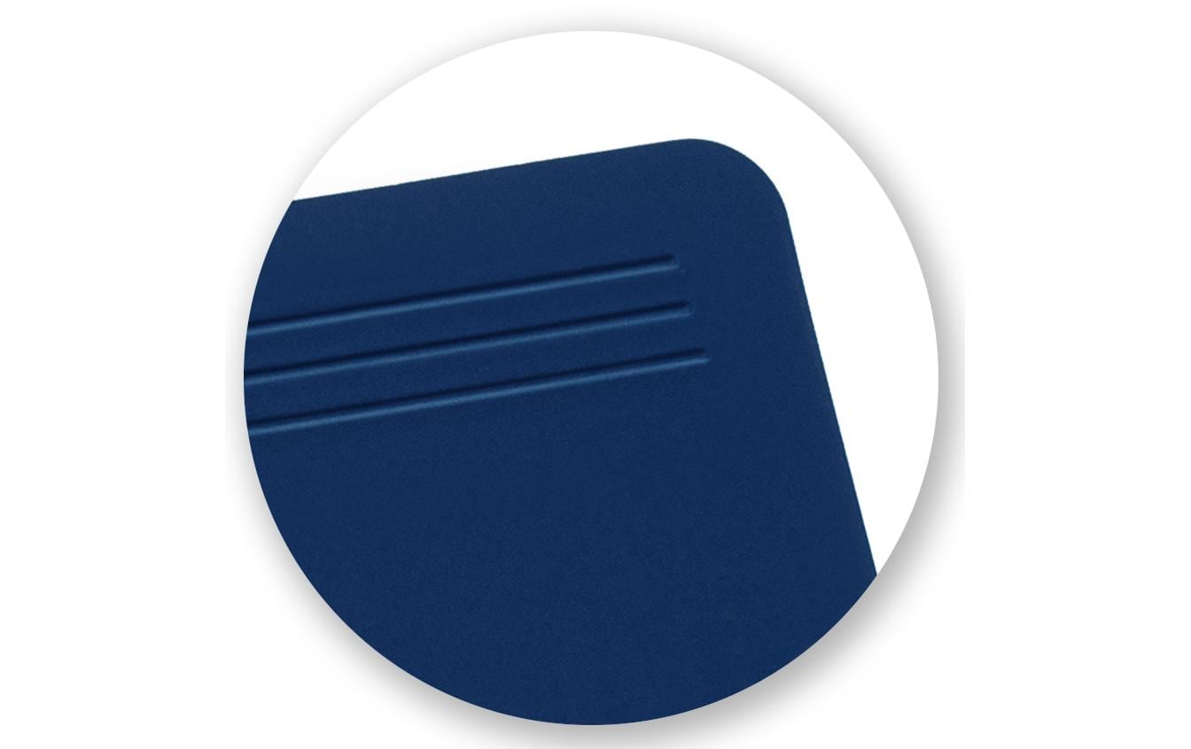 Laufer Schreibunterlage Matton – Blau – 700 × 500 mm – Kunststoff, rutschfest