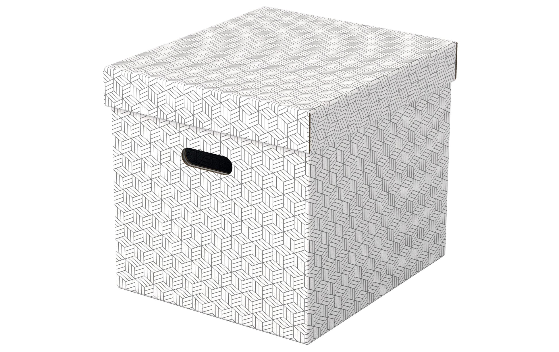 Leitz Home Cube Aufbewahrungsbox 25 l – B 320 × H 315 × T 365 mm, weiss, Karton, 3 Stück