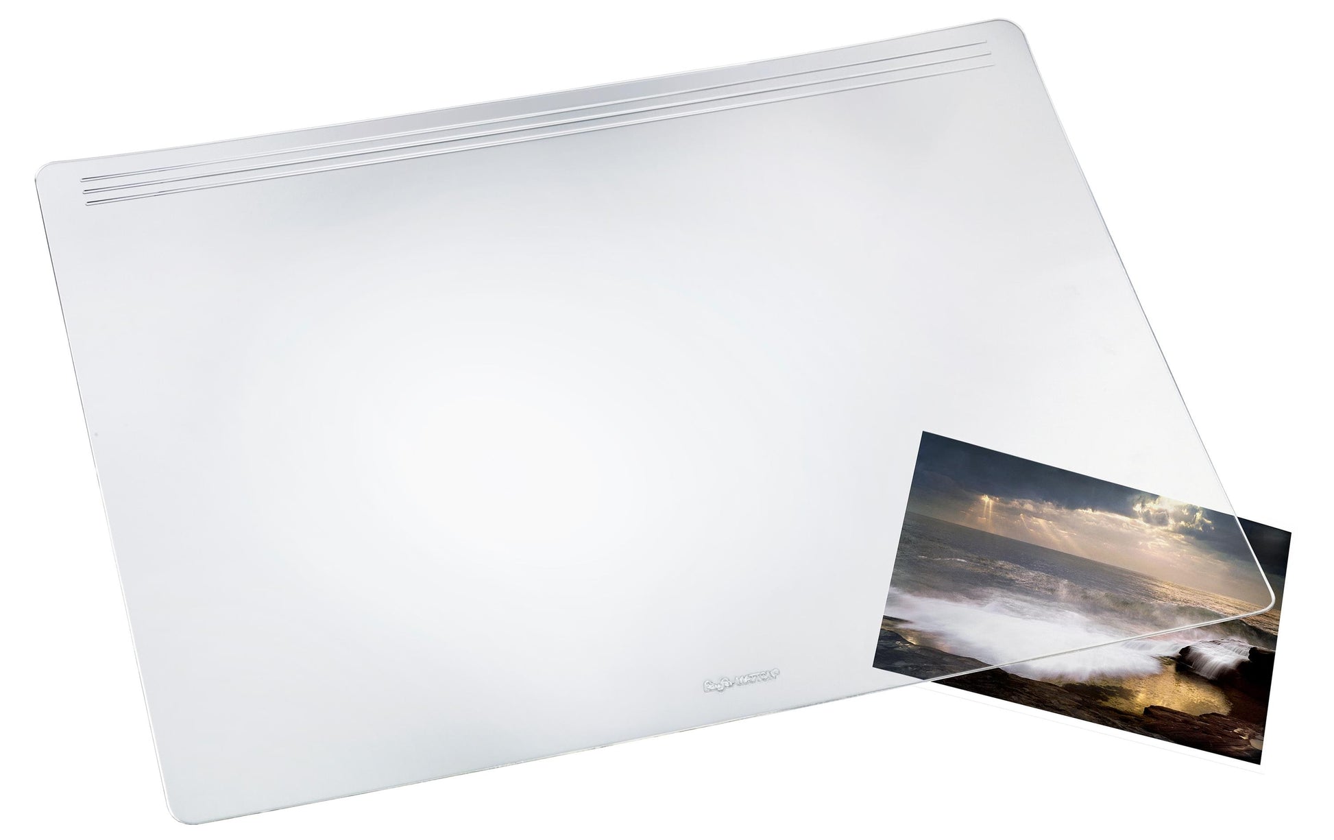 Laufer Läufer – Schreibtischunterlage Matton – 500 × 700 mm, transparent, 1 Stück