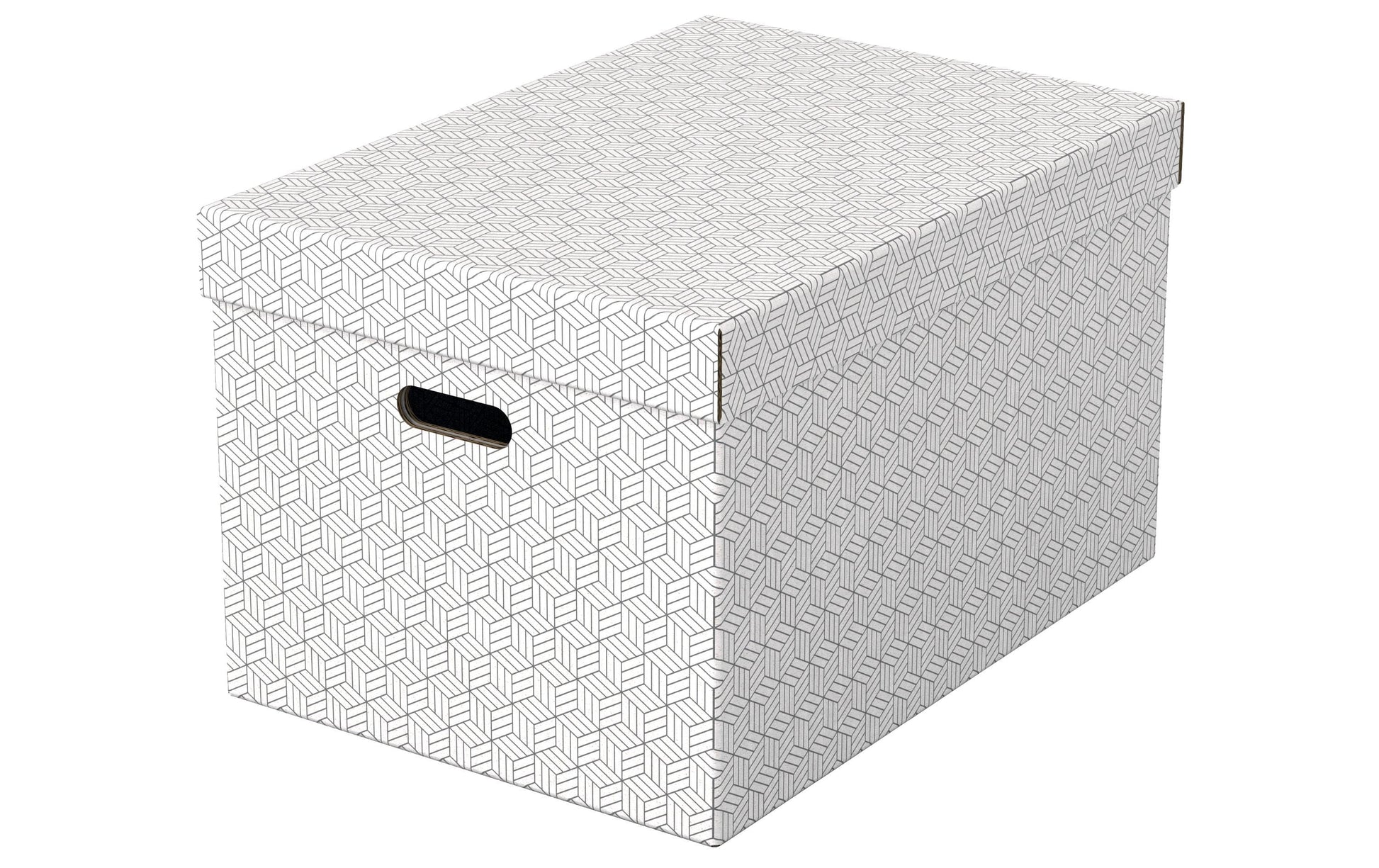 Leitz Aufbewahrungsbox 30 l – Weiss, Karton, 3 Stück