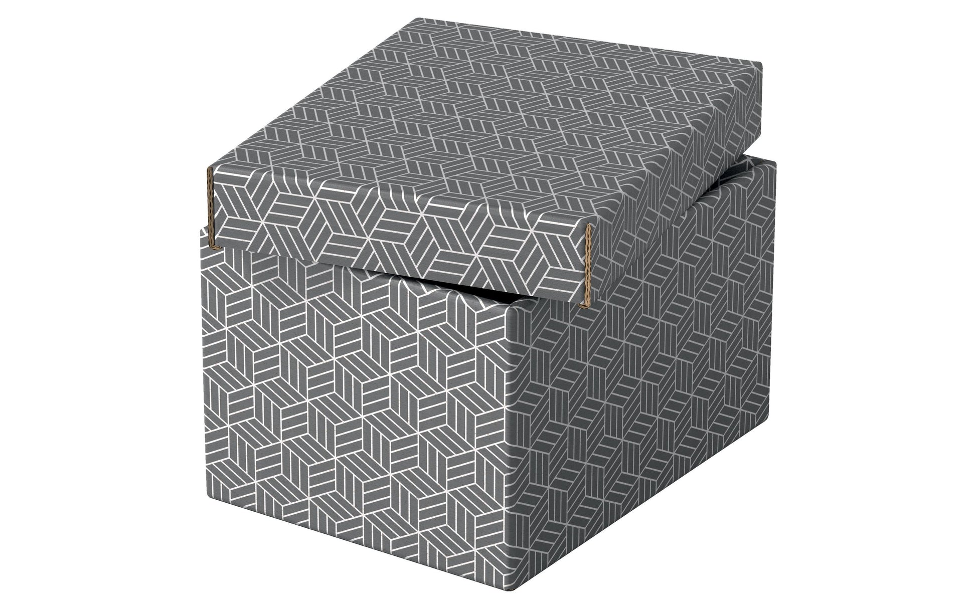 Leitz Home S Aufbewahrungsbox 4,7 l – Karton – Grau – 200 × 150 × 255 mm – Set 3 Stück