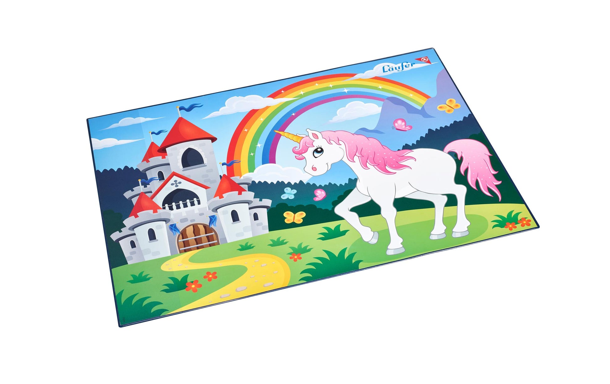 Laufer Schreibunterlage – Einhorn – 530 × 400 mm – Kunststoff, rutschfest