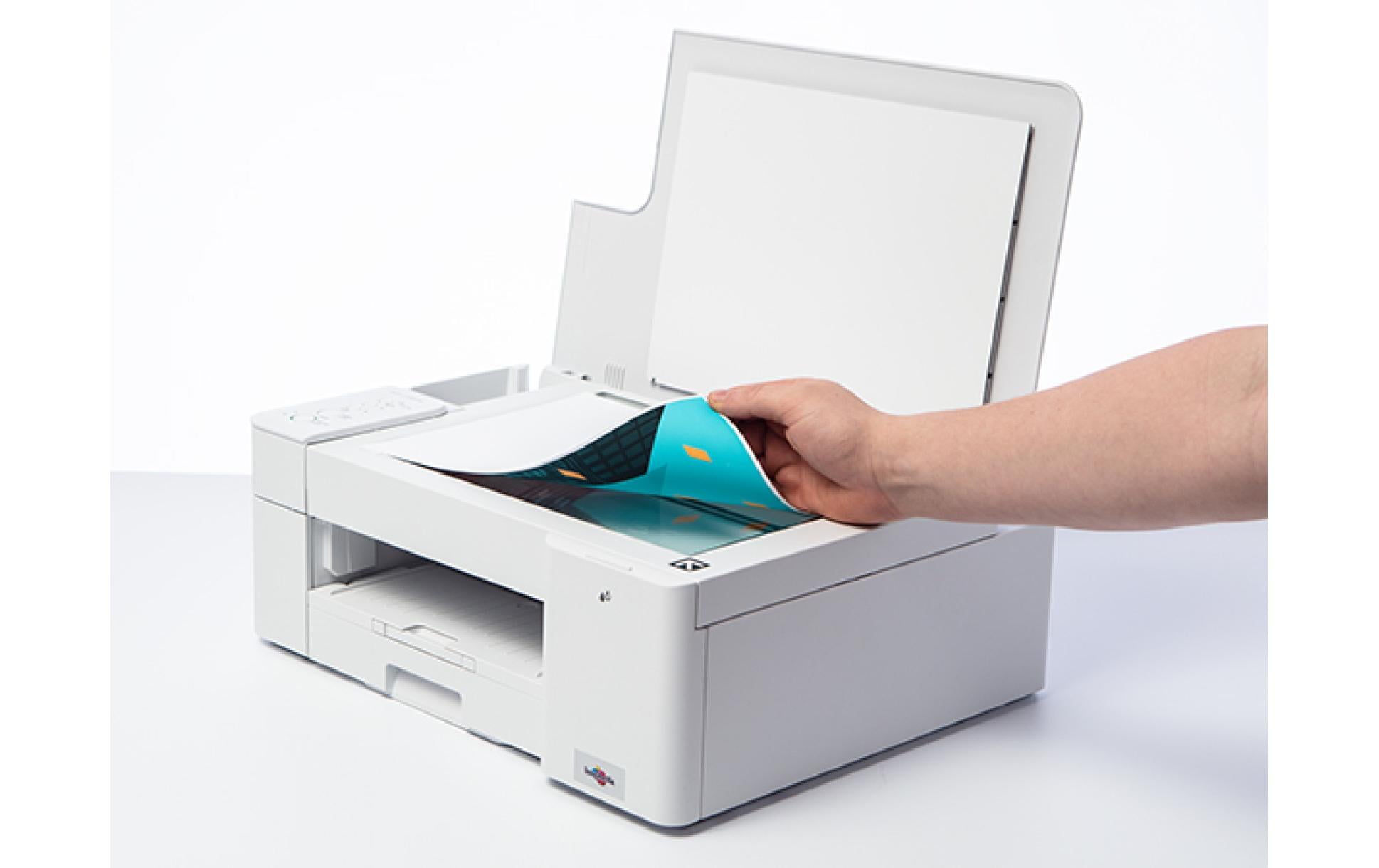 Brother DCP-J1200W – Farbiges Tintenstrahl-MFP A4, 3-in-1 – USB/WLAN – Duplex – 16 Seiten/Min S/W, 9 Seiten/Min Farbe