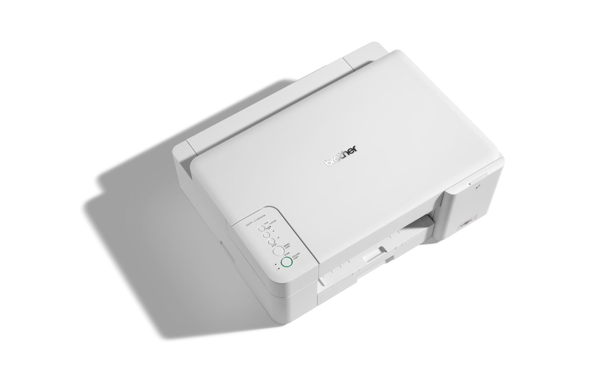 Brother DCP-J1200W – Farbiges Tintenstrahl-MFP A4, 3-in-1 – USB/WLAN – Duplex – 16 Seiten/Min S/W, 9 Seiten/Min Farbe