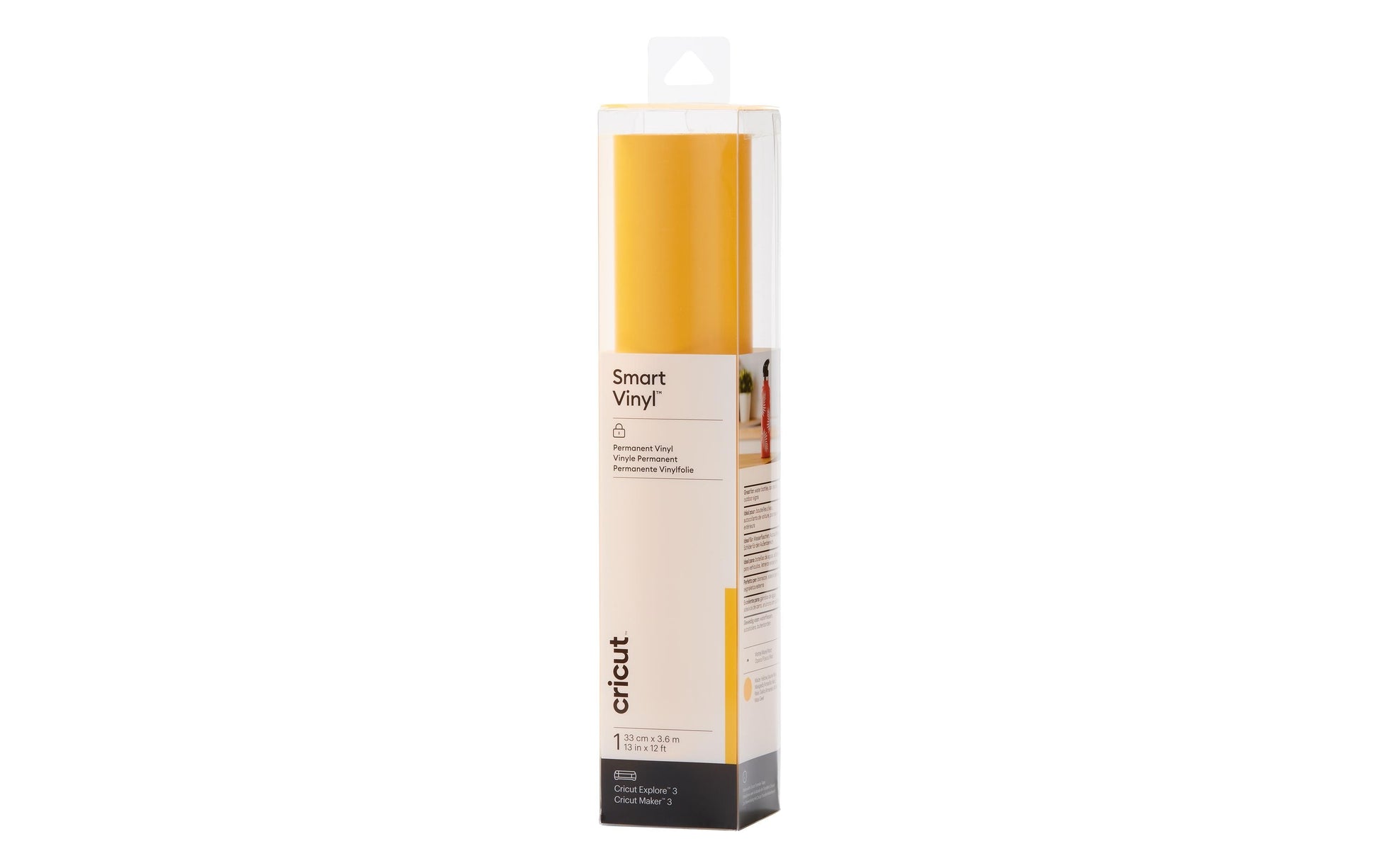 Cricut Vinylfolie matt – Gelb – 33 × 366 cm – für Cricut Maker 3