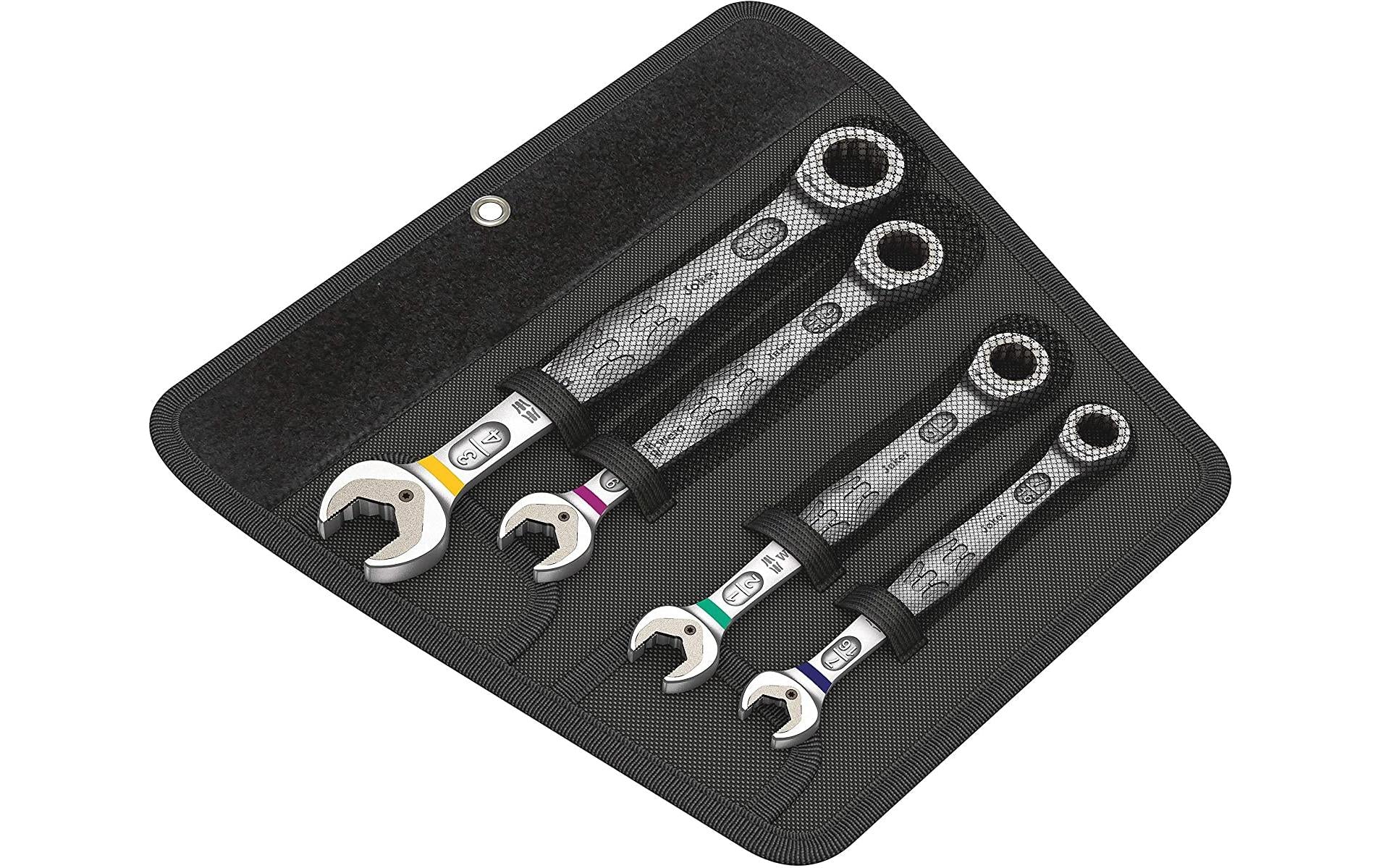 Wera 6000 Joker 4 Imperial Set – 4 Teile, Schlüsselweite 10–19 mm
