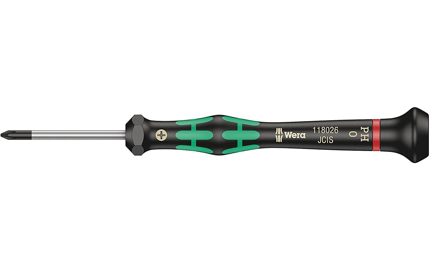 Wera 2050 – Präzisions-Schraubenzieher-Set PH 0, 40 mm, 1-teilig – 05118026001