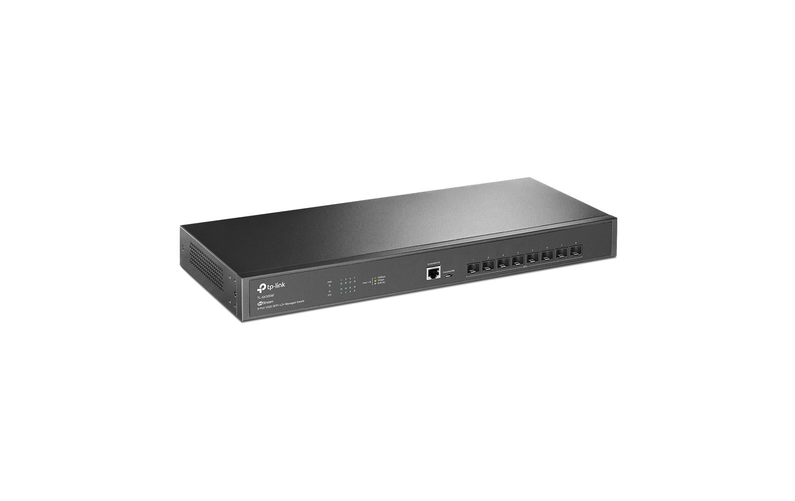 TP-Link SX3008F – Managed Switch – 8×SFP+, L2/L3, 1U