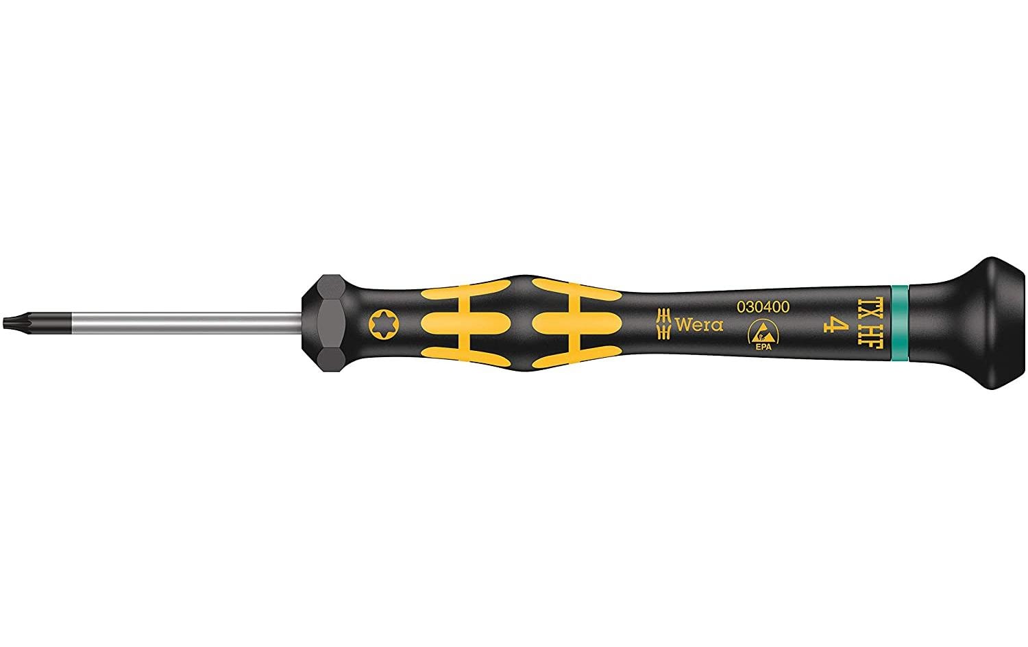 Wera Kraftform Micro – Präzisions-Schraubenzieher-Set TX 4 × 40 mm, 1-teilig, ESD, 1567