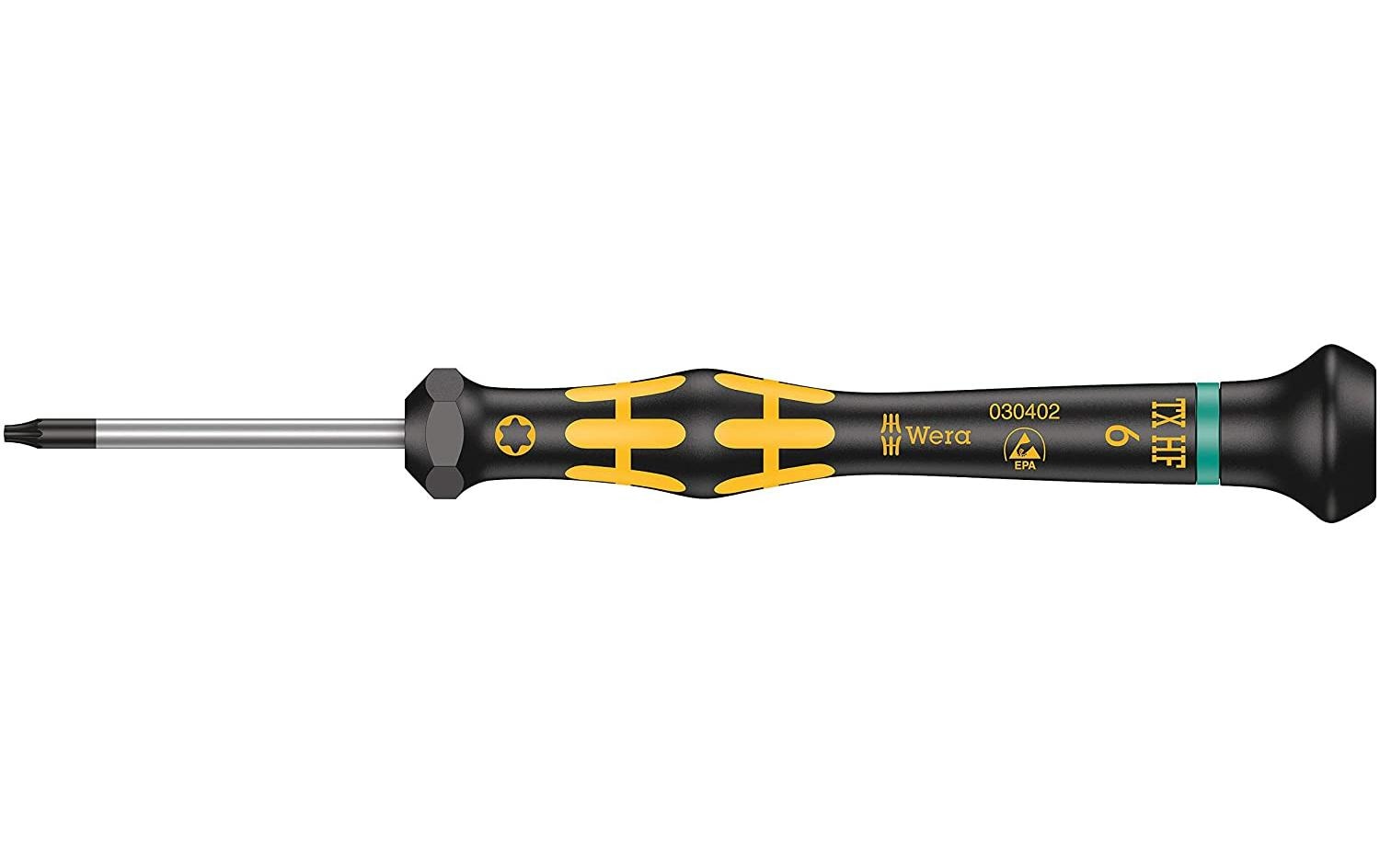 Wera Kraftform Micro – Präzisions-Schraubenzieher-Set TX 6 × 40 mm, 1-teilig, ESD – 05030402001