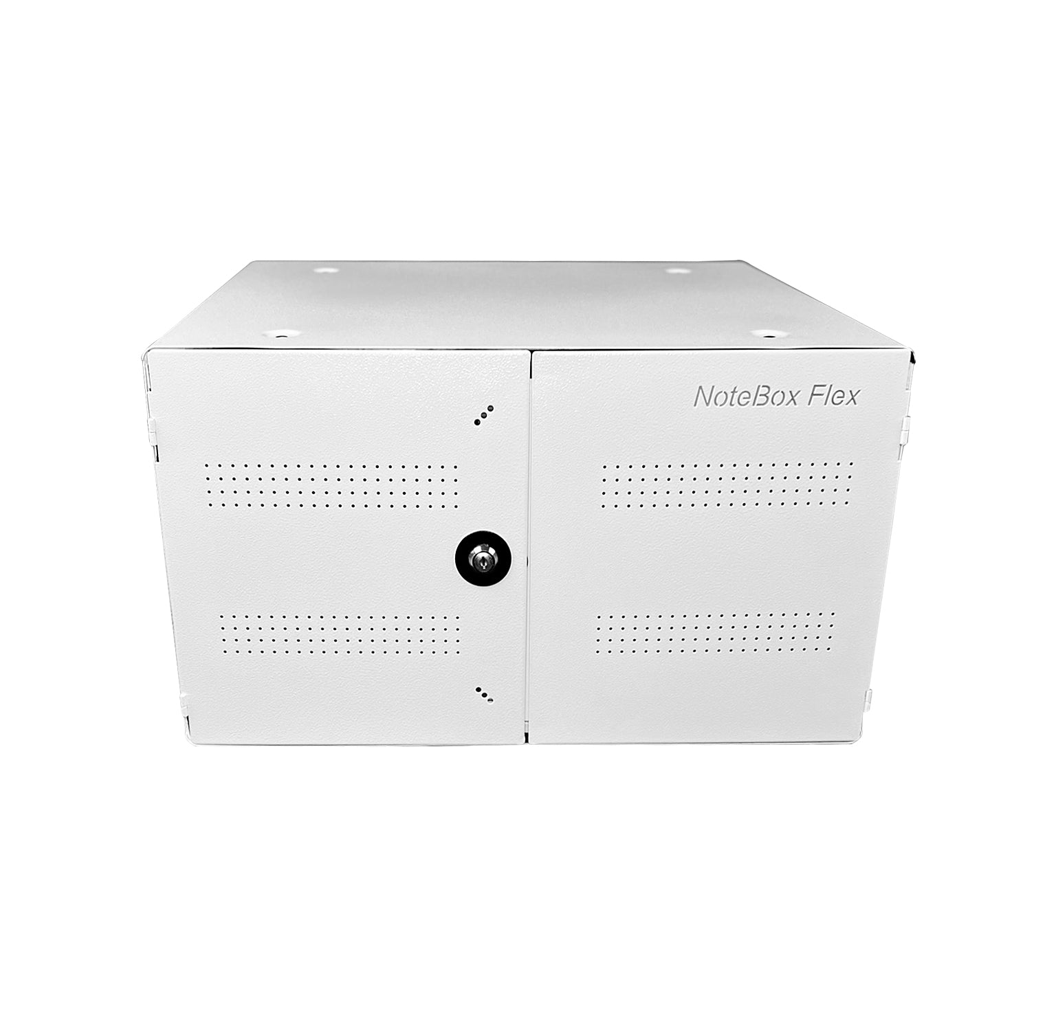 Leba NoteBox Lade-/Aufbewahrungsschrank – für 16 Geräte – USB-C, abschliessbar – Weiss