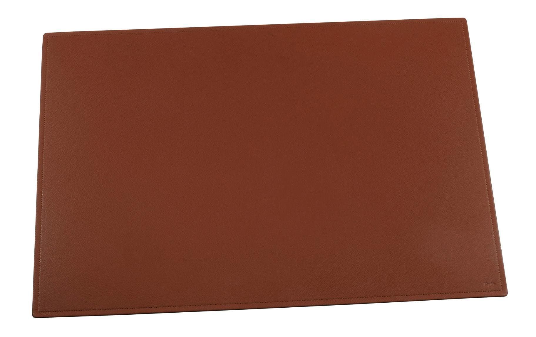 Laufer Läufer – Schreibtischunterlage Scala – 450 × 650 mm, Rindleder, Cognac, 1 Stück