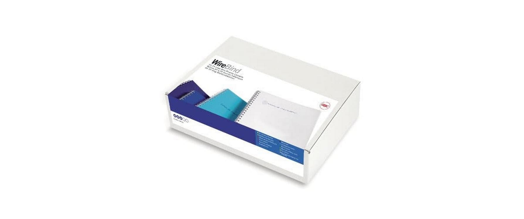 GBC Bindedisc-Ringe – für A4 – Ø 8 mm, schwarz, Draht – 100 Stk.