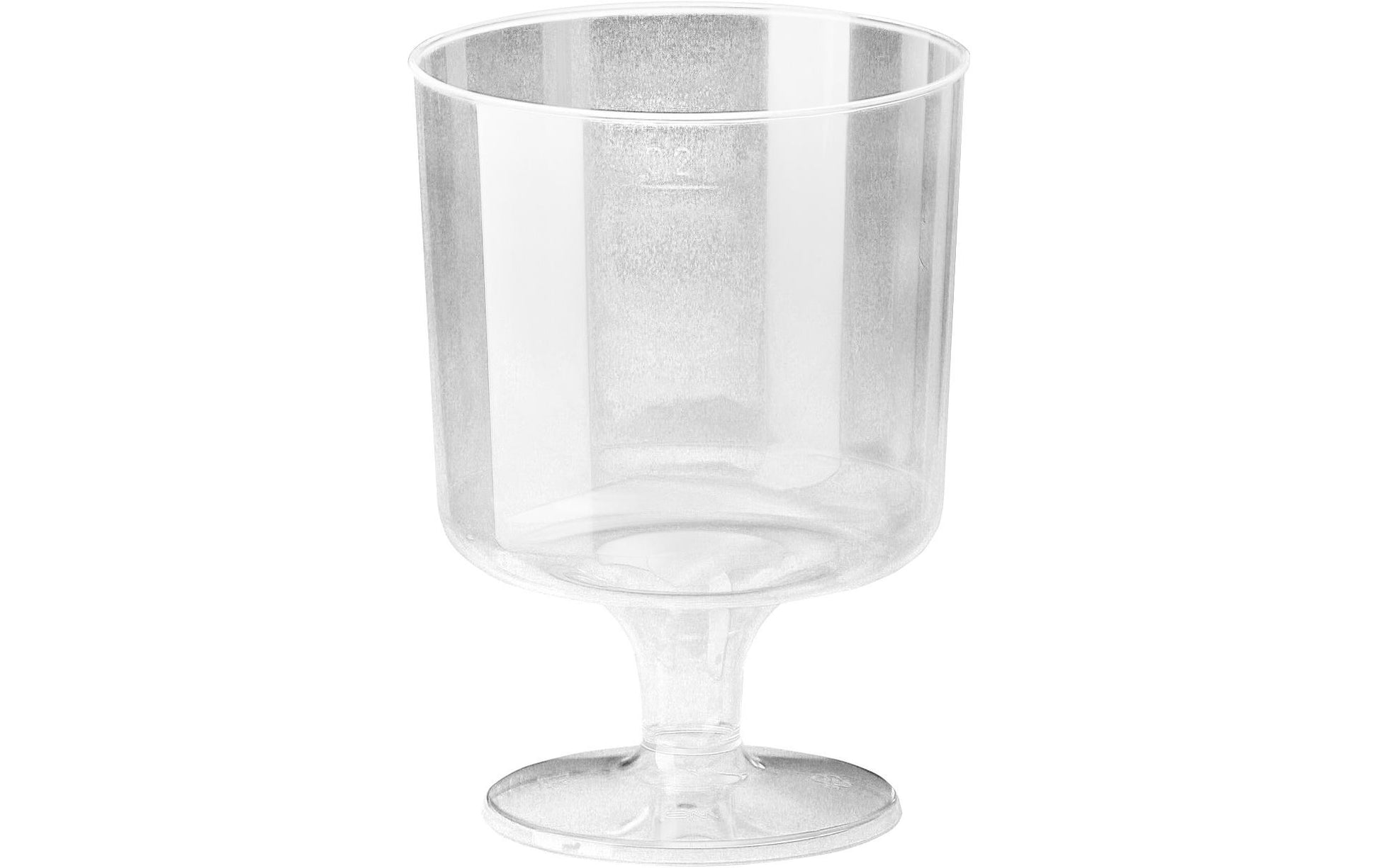 Weita Weinglas-Becher Kunststoff, 2 dl – transparent – 10 Stk.