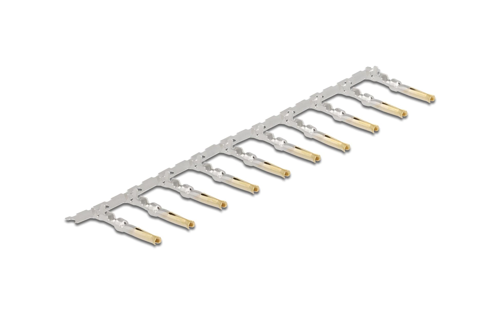 DeLOCK D-Sub Crimp-Kontakte – 4 Stück, goldbeschichtet, AWG 20/24, Edelstahl