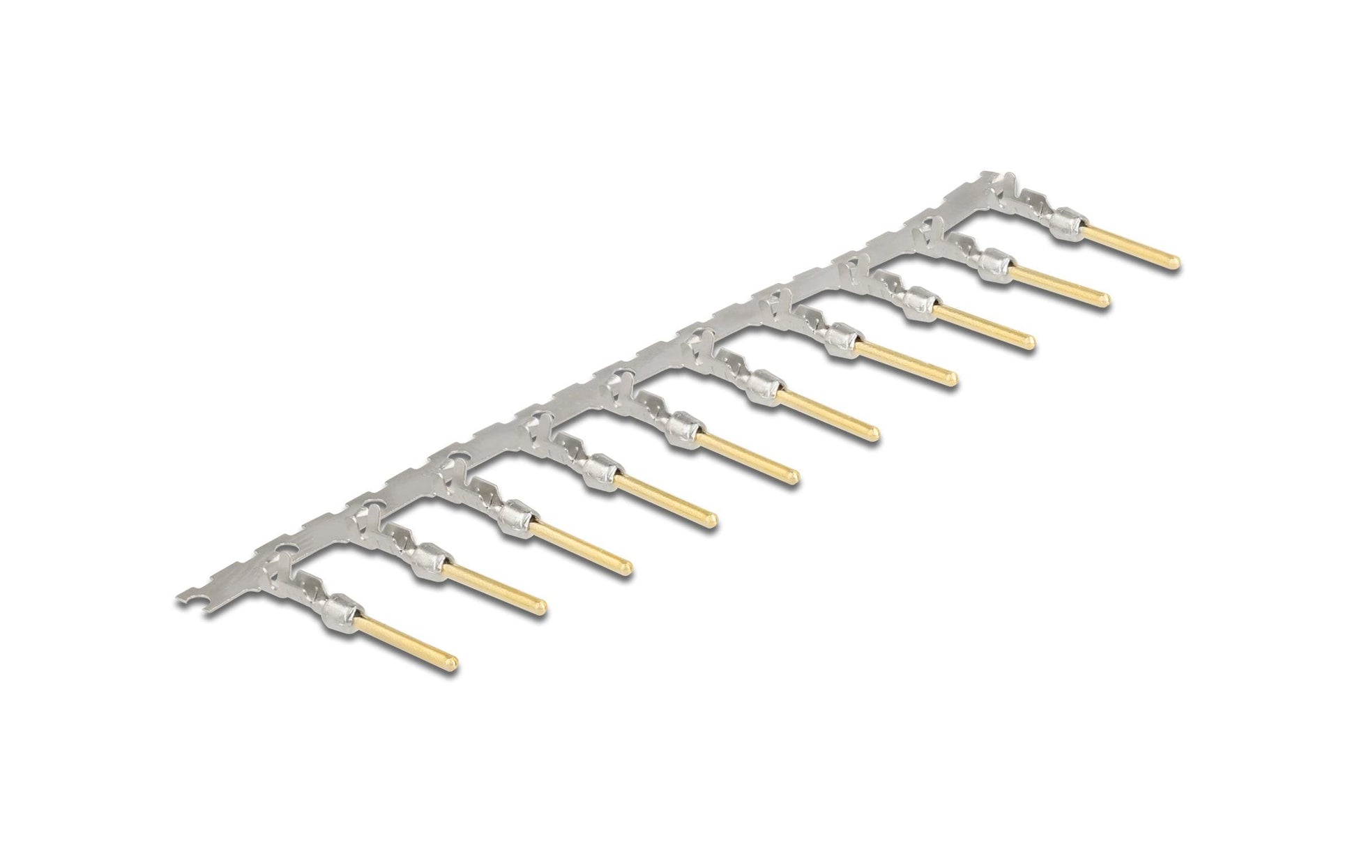 DeLOCK Crimp-Kontakte D-Sub, goldbeschichtet, AWG 20/24, 4 Stk. – silber