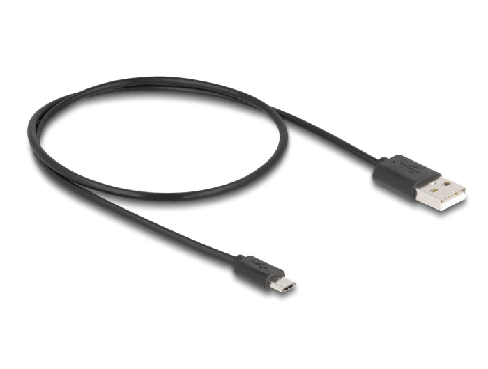 DeLOCK HDMI Splitter 1× HDMI zu 2× HDMI – 4K (3840 × 2160) @ 60 Hz, HDR, HDCP 1.4/2.2, 0,6 m – Schwarz