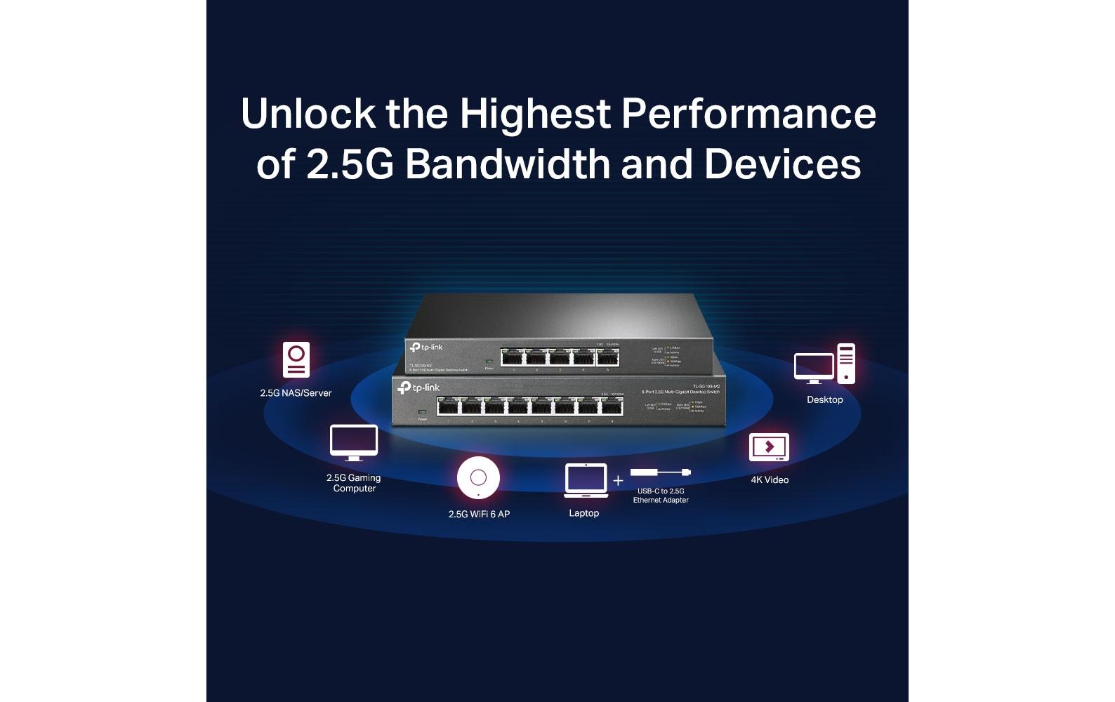TP-Link TL-SG105-M2 – Switch – 5×2,5G